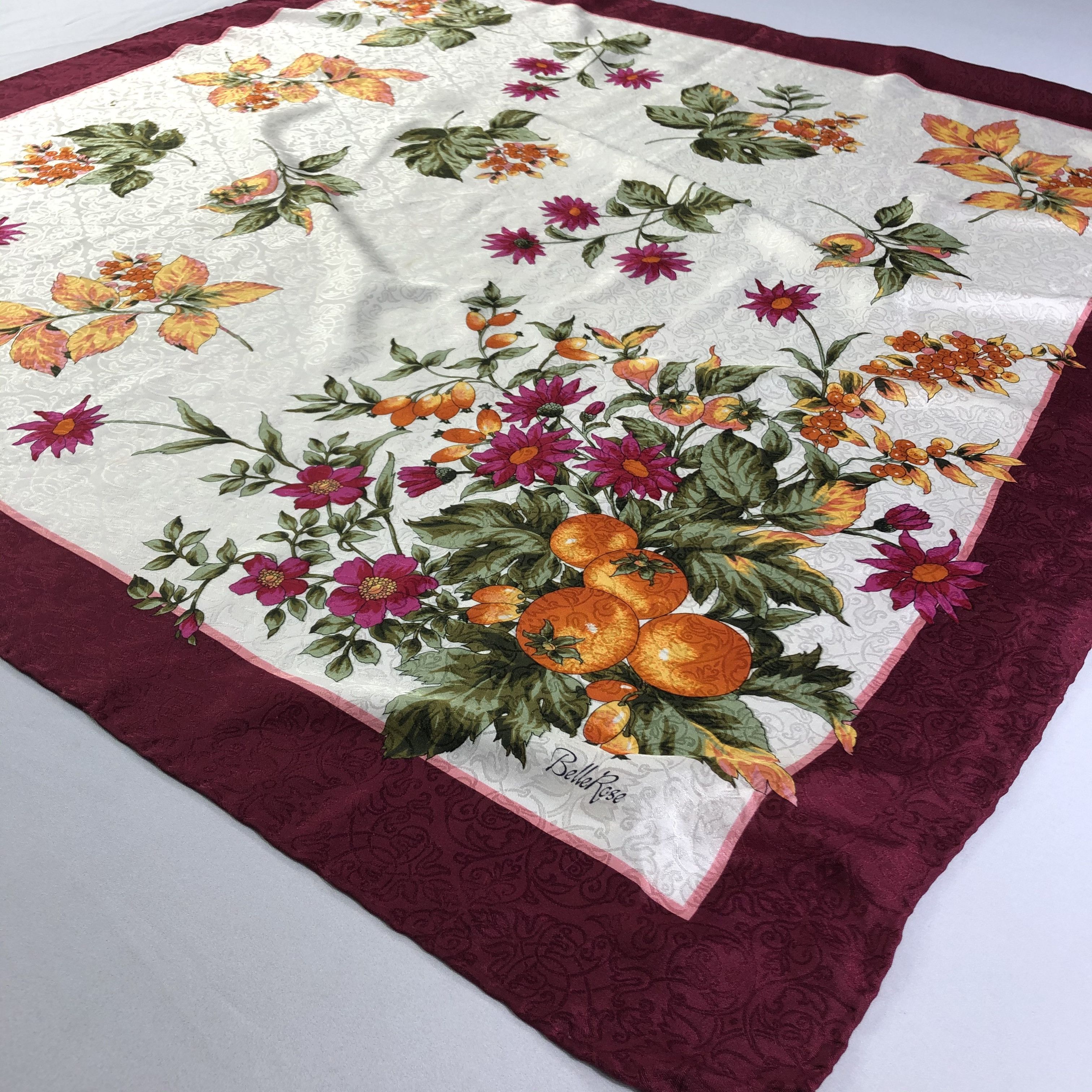 Bellerose × Vintage Vintage Bellerose Silk Scarf Size ONE SIZE - 3 Thumbnail