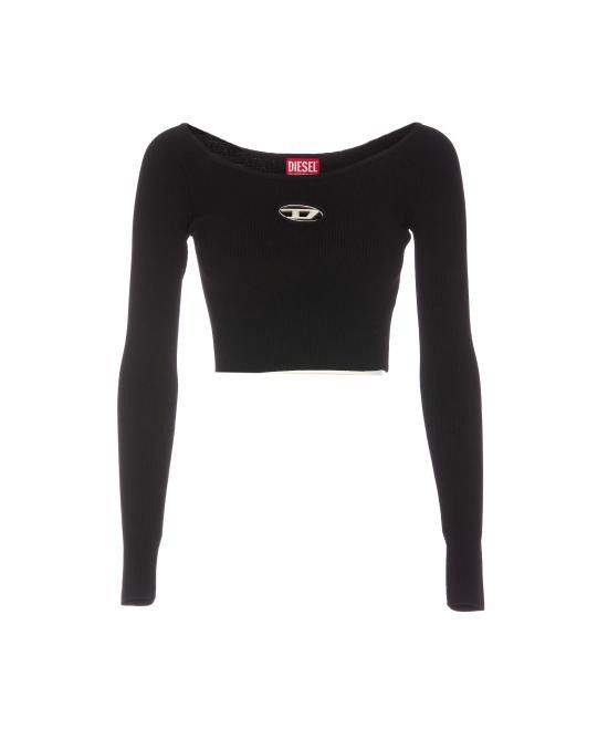 Diesel DIESEL Women Sweater A14189 0DLAX9XX Black Size M / US 6-8 / IT 42-44 - 1 Thumbnail