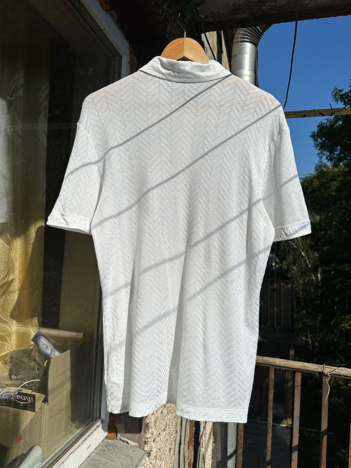 Versace Versace Collection Knit Button Up Short Sleeve Shirt Size US XL / EU 56 / 4 - 3 Thumbnail