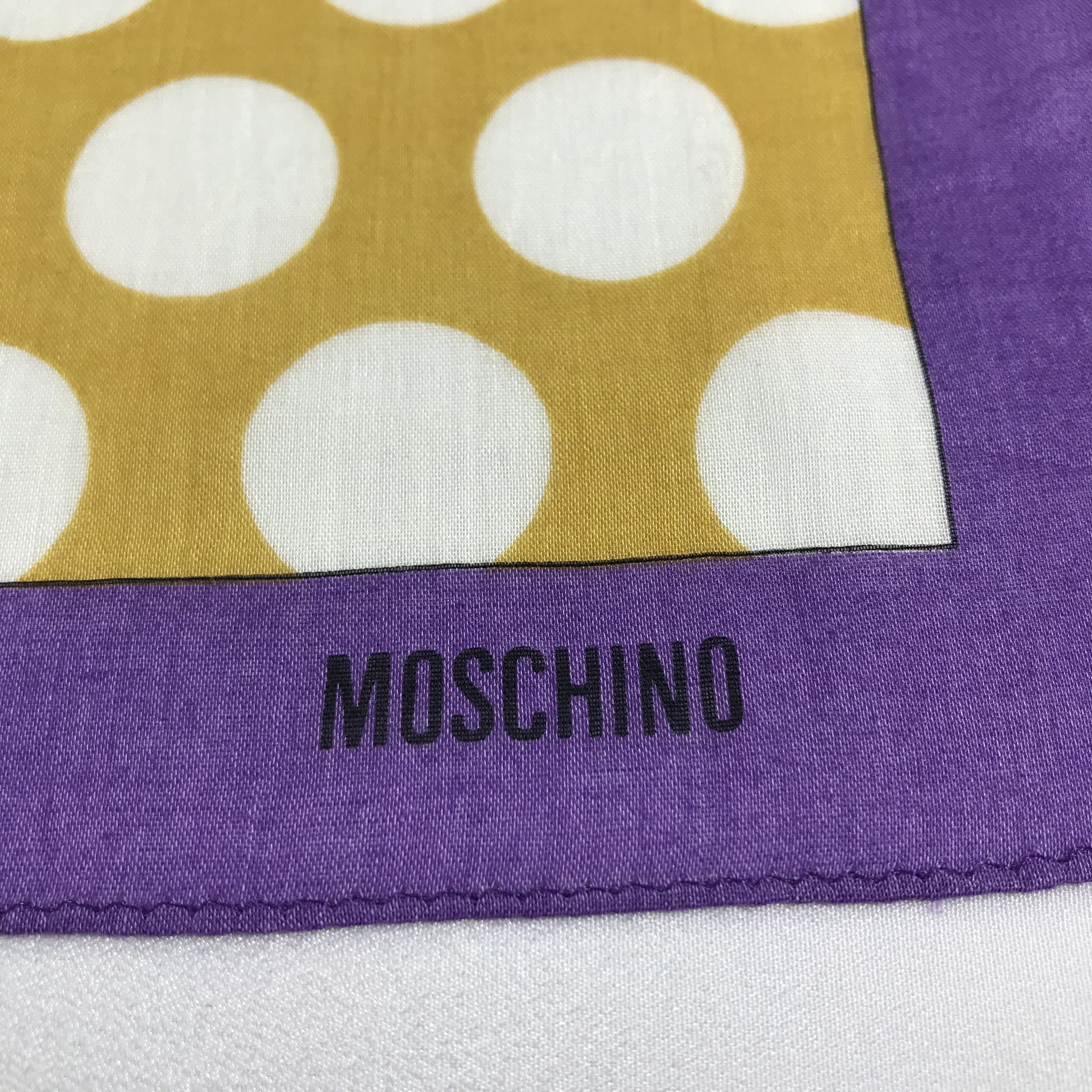 Moschino Moschino Handkerchief Neckerchief Bandana H1216 Size ONE SIZE - 3 Thumbnail