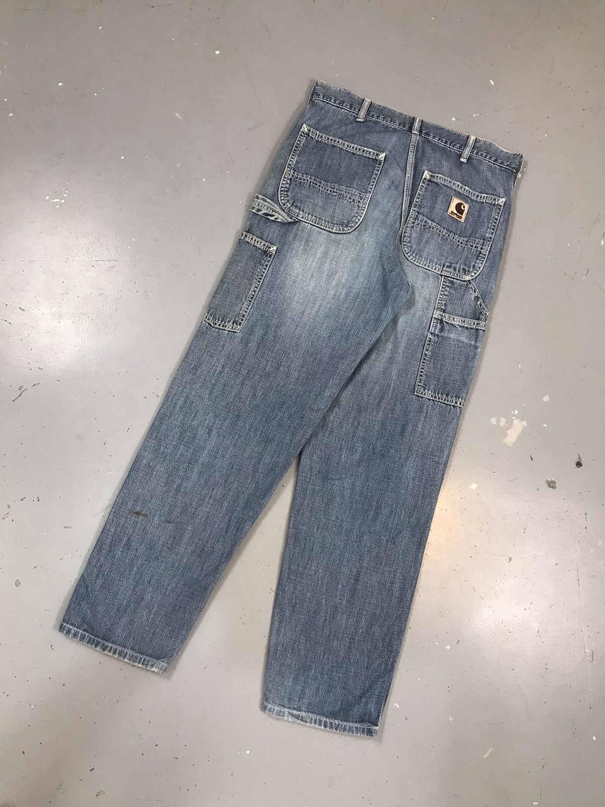 Carhartt × Vintage Vintage Carhartt B73 DST carpenter denim Size US 30 / EU 46 - 8 Thumbnail