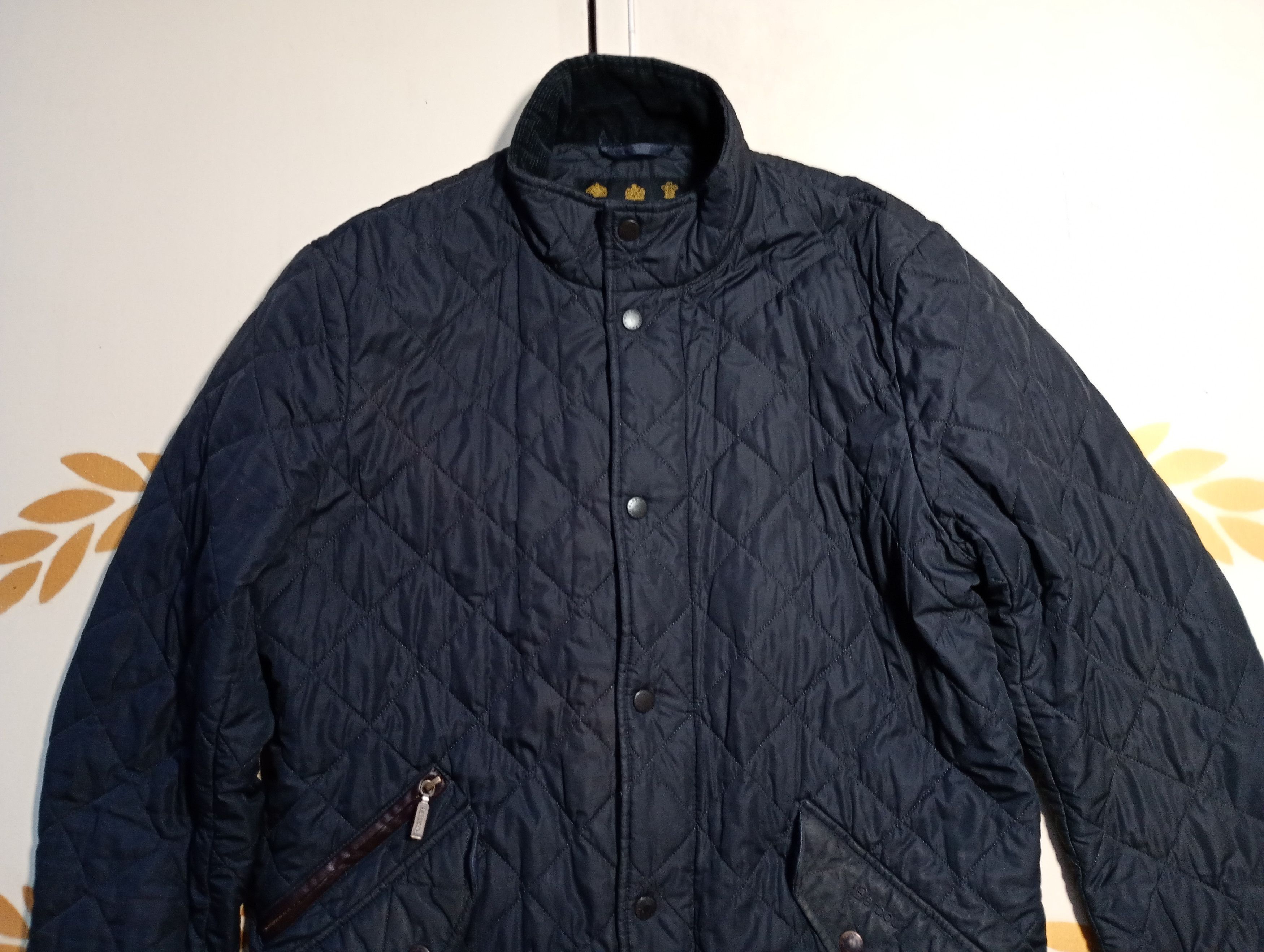 Barbour Barbour Chelsea Quilted Dark Gray Jacket Size US S / EU 44-46 / 1 - 4 Thumbnail