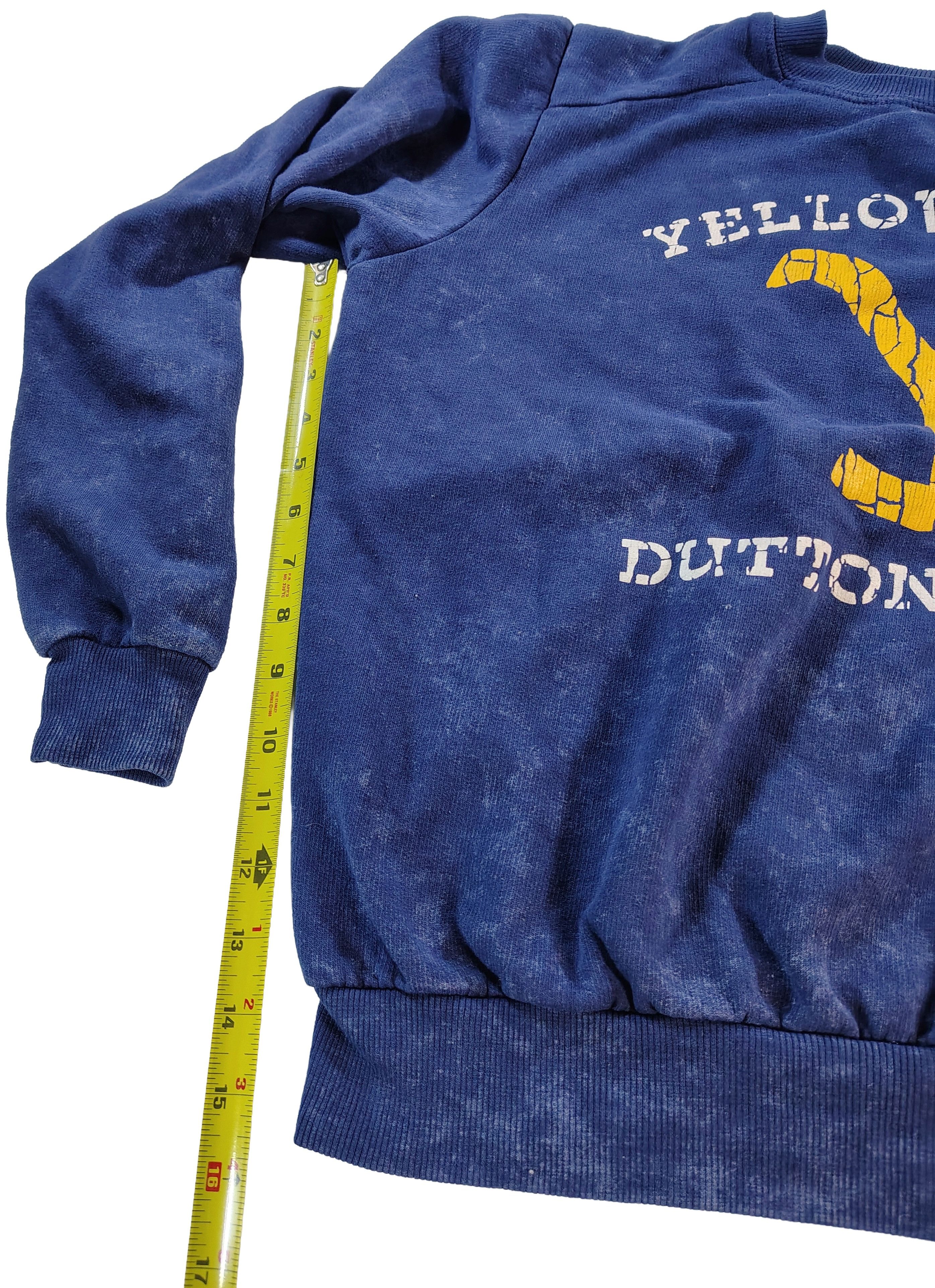 Other Men's Blue Medium "Yellowstone Dutton Ranch" Comfy Sweater Size US M / EU 48-50 / 2 - 4 Thumbnail