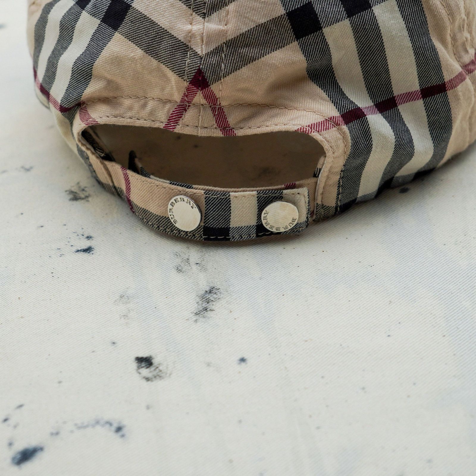 Burberry Vintage burberry london nova check beige baseball cap hat Size ONE SIZE - 6 Thumbnail