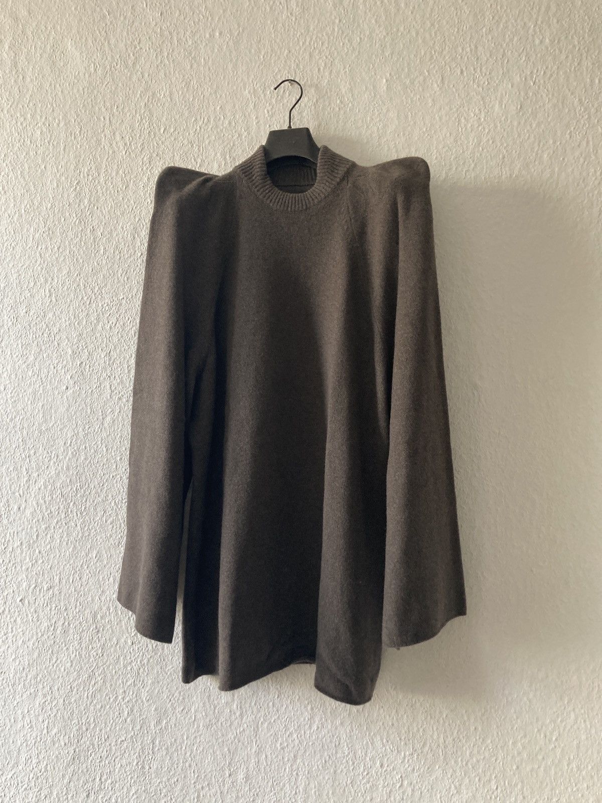 Rick Owens F/W 22 "STROBE" Cashmere Tec Runway Knit Rick Owens Size US M / EU 48-50 / 2 - 1 Thumbnail