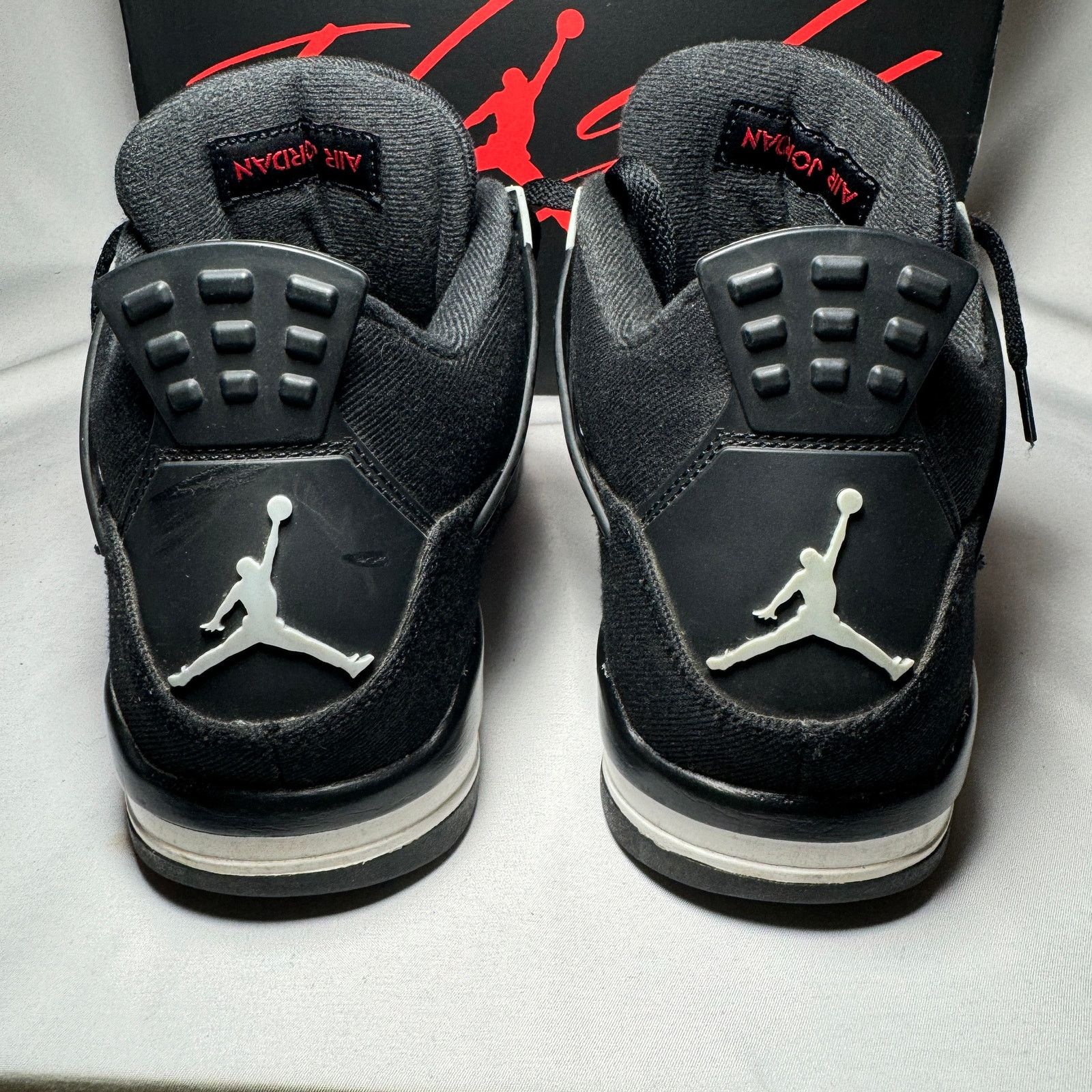 Jordan Brand × Nike Size 10.5 - Air Jordan 4 Retro SE Black Canvas Men's Shoes Size US 10.5 / EU 43-44 - 5 Thumbnail