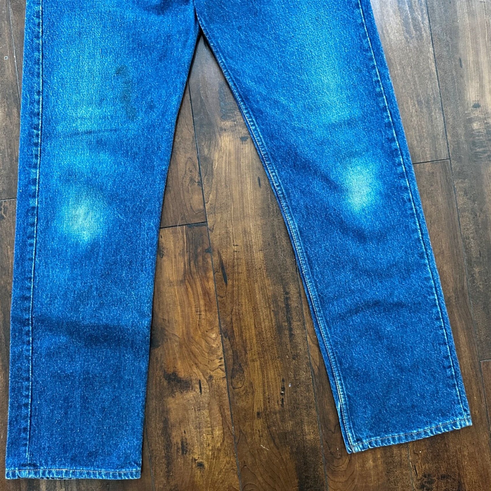 Levi's VINTAGE Levi's 501 Jeans - Button Fly - 38x36 - Light Blue Denim - Men’s Straight Fit, 80s/90s Era, USA Tag, Regular Rise, Cotton Denim, 501 Series Size US 38 / EU 54 - 3 Thumbnail