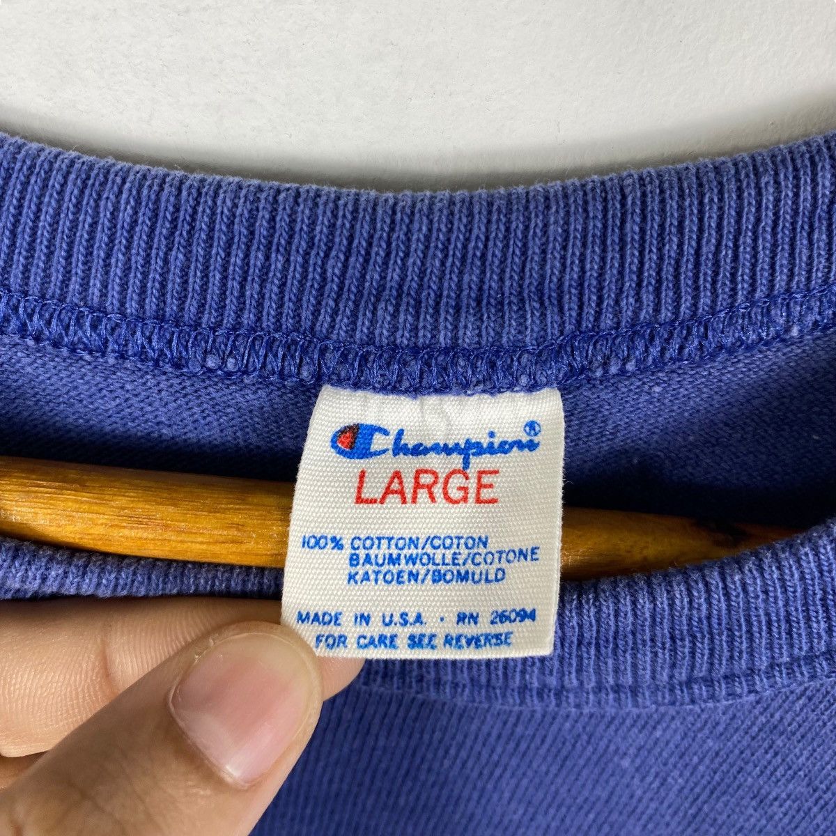 Champion × NFL × Vintage Vintage 80's LOS ANGELES RAMS Nfl Champion Tee Shirt Size US M / EU 48-50 / 2 - 5 Thumbnail