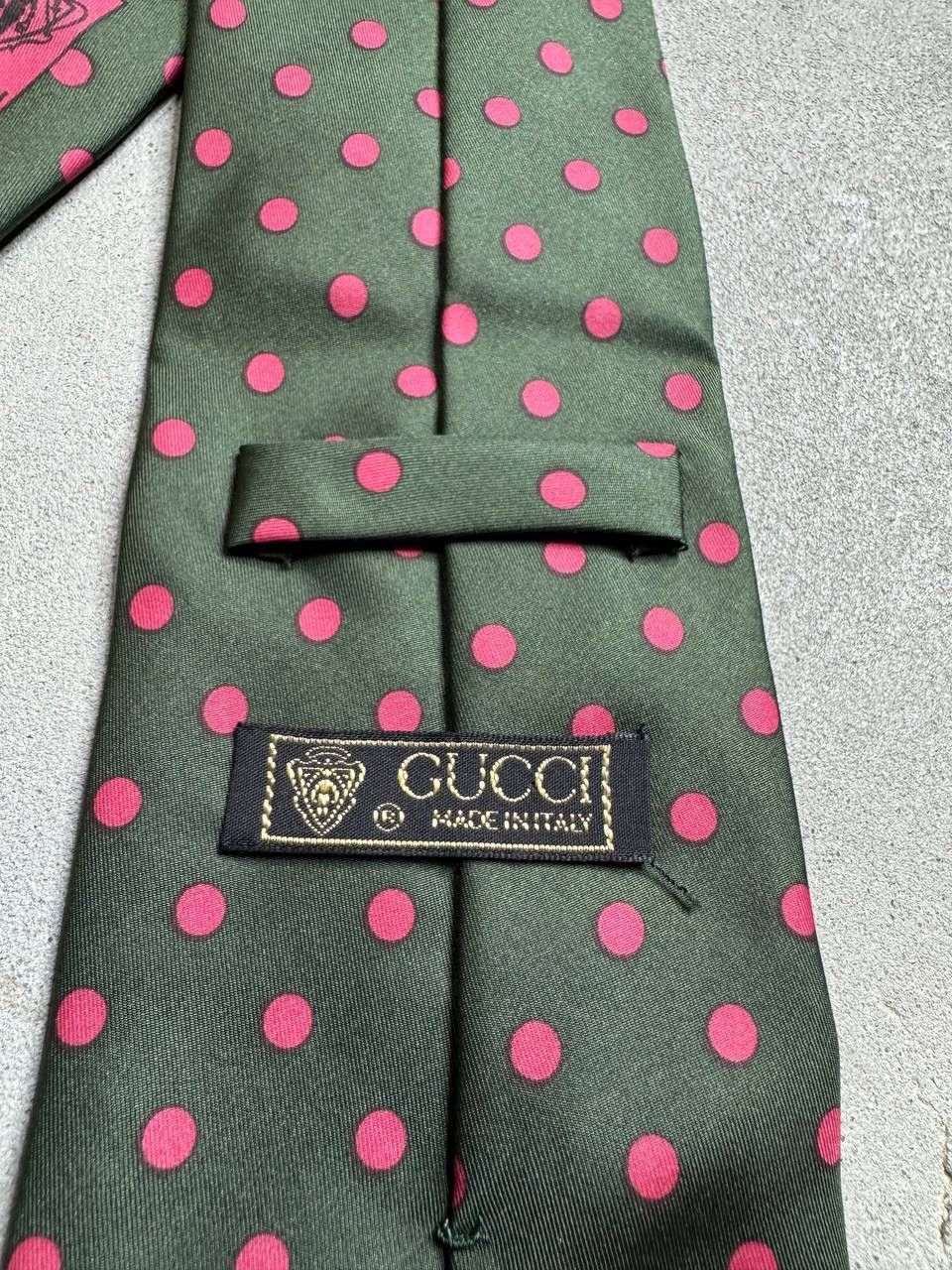 Gucci Vintage Gucci Tie Size ONE SIZE - 5 Thumbnail