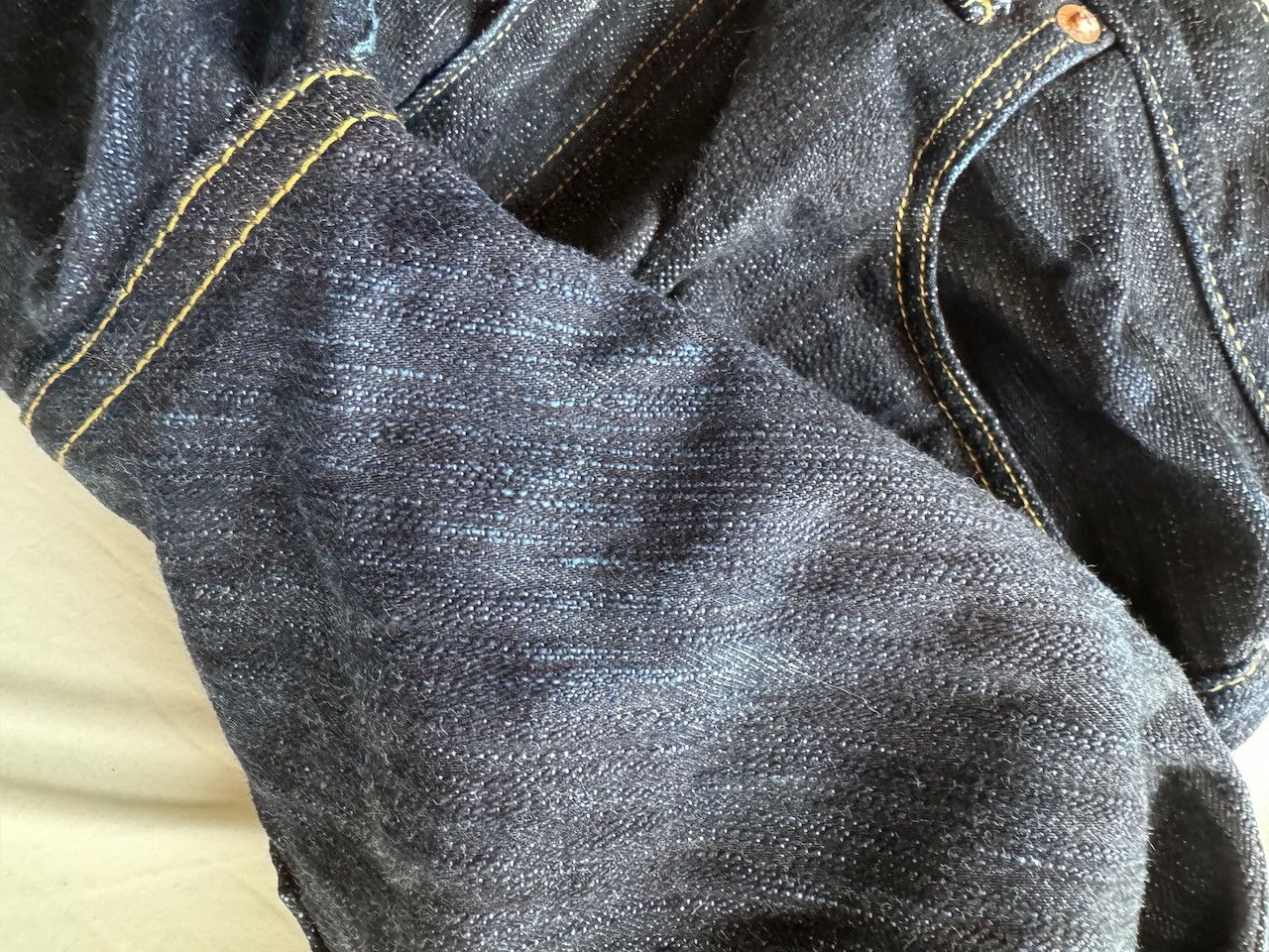 KOJIMA GENES Slub Jeans Size US 34 / EU 50 - 7 Thumbnail