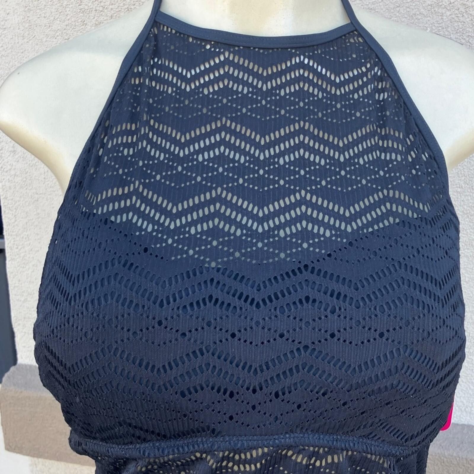 Other NWT Hula Honey Black Halter 2-Piece Swim Size ONE SIZE - 10 Thumbnail