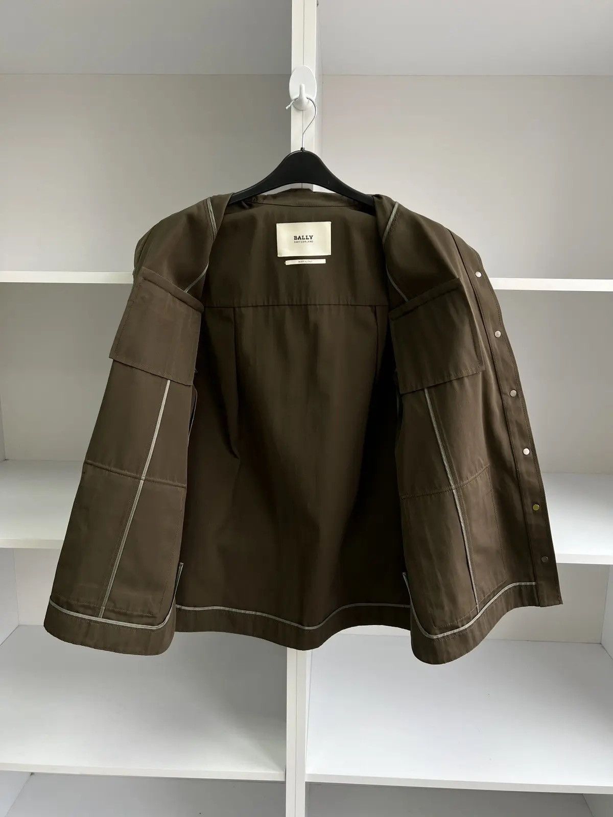 Bally × Vintage Vintage Bally made in Italy Sharks brown jacket Size US M / EU 48-50 / 2 - 5 Thumbnail