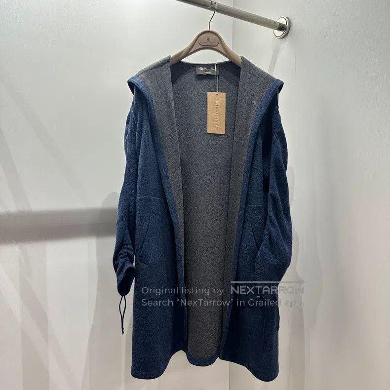 Loro Piana Cashmere Hooded Drawstring Coat
