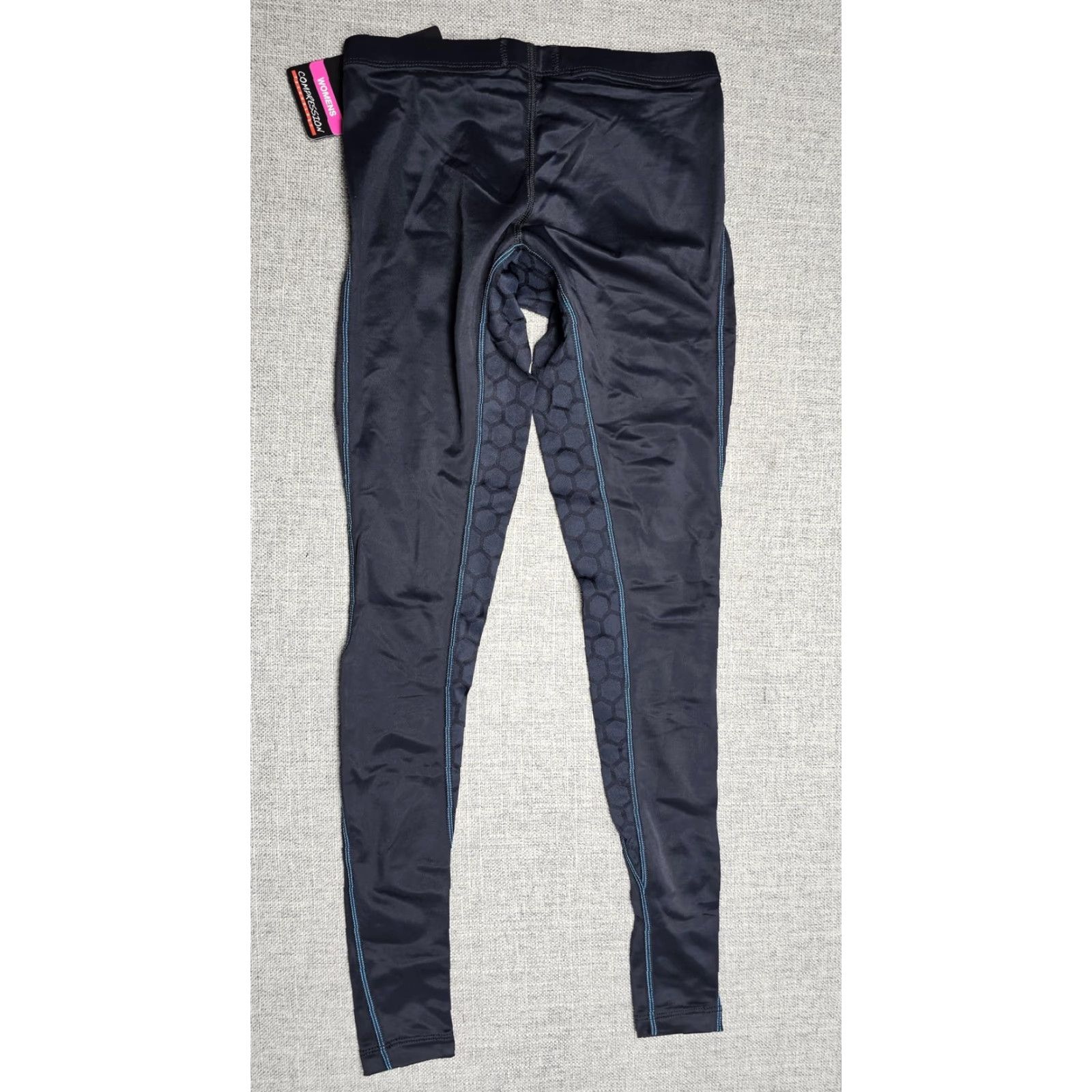 Vintage McDavid Pants Womens Small Black True Compression Recovery Leggings Made USA Size 28" / US 6 / IT 42 - 2 Thumbnail