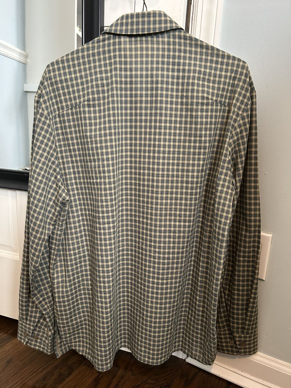 POST ARCHIVE FACTION (PAF) PAF 8.0 Right Shirt Green Gingham