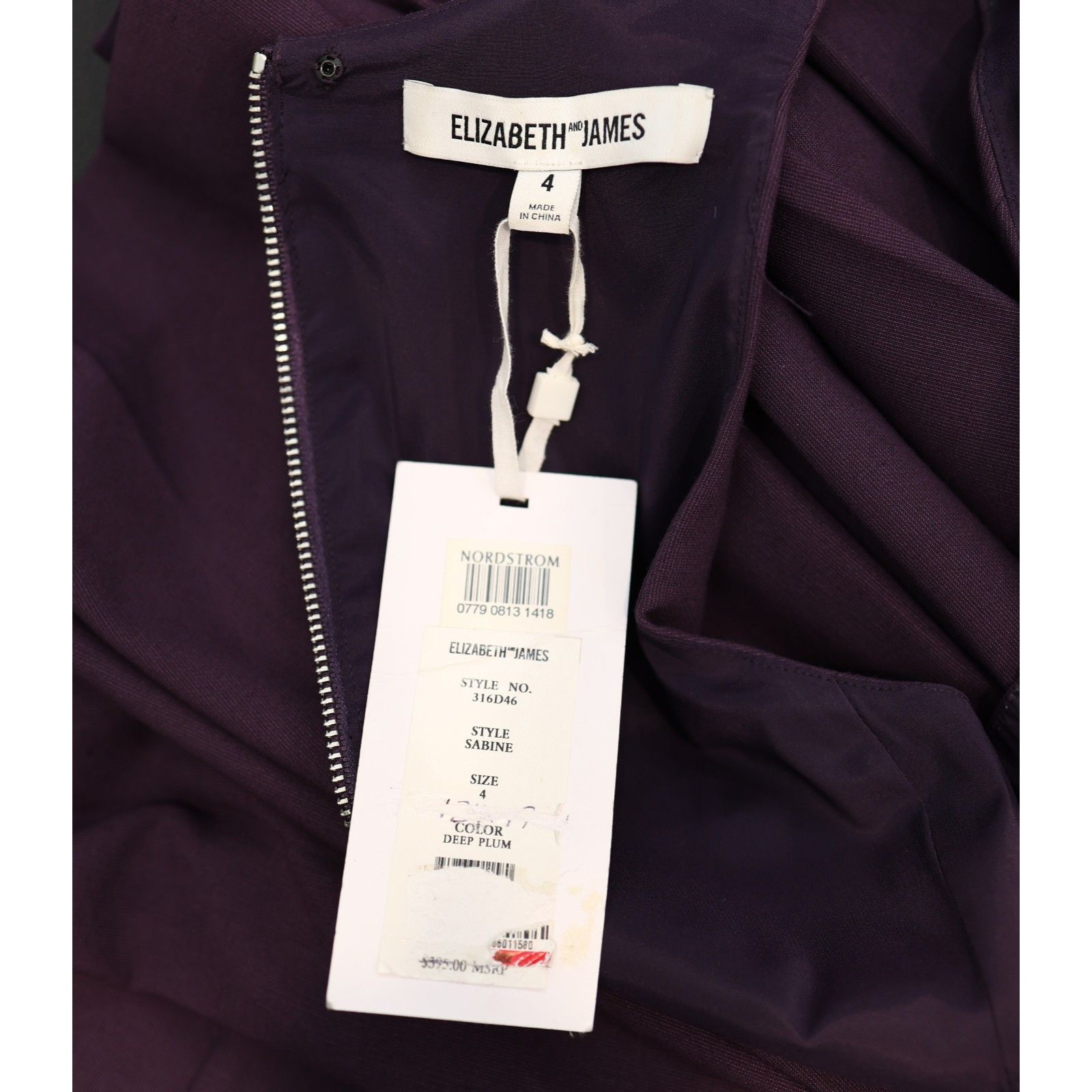 Elizabeth and James NWT ELIZABETH AND JAMES Lined Flattering Fit Dress Sz 4 Size S / US 4 / IT 40 - 5 Thumbnail