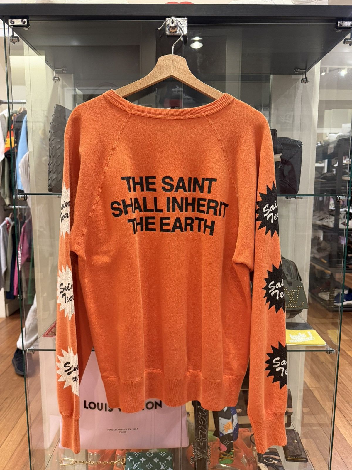 DENIM TEARS × Saint Michael Saint Michael x Denim Tears Milk Cartoon Sweater Size US M / EU 48-50 / 2 - 2 Thumbnail