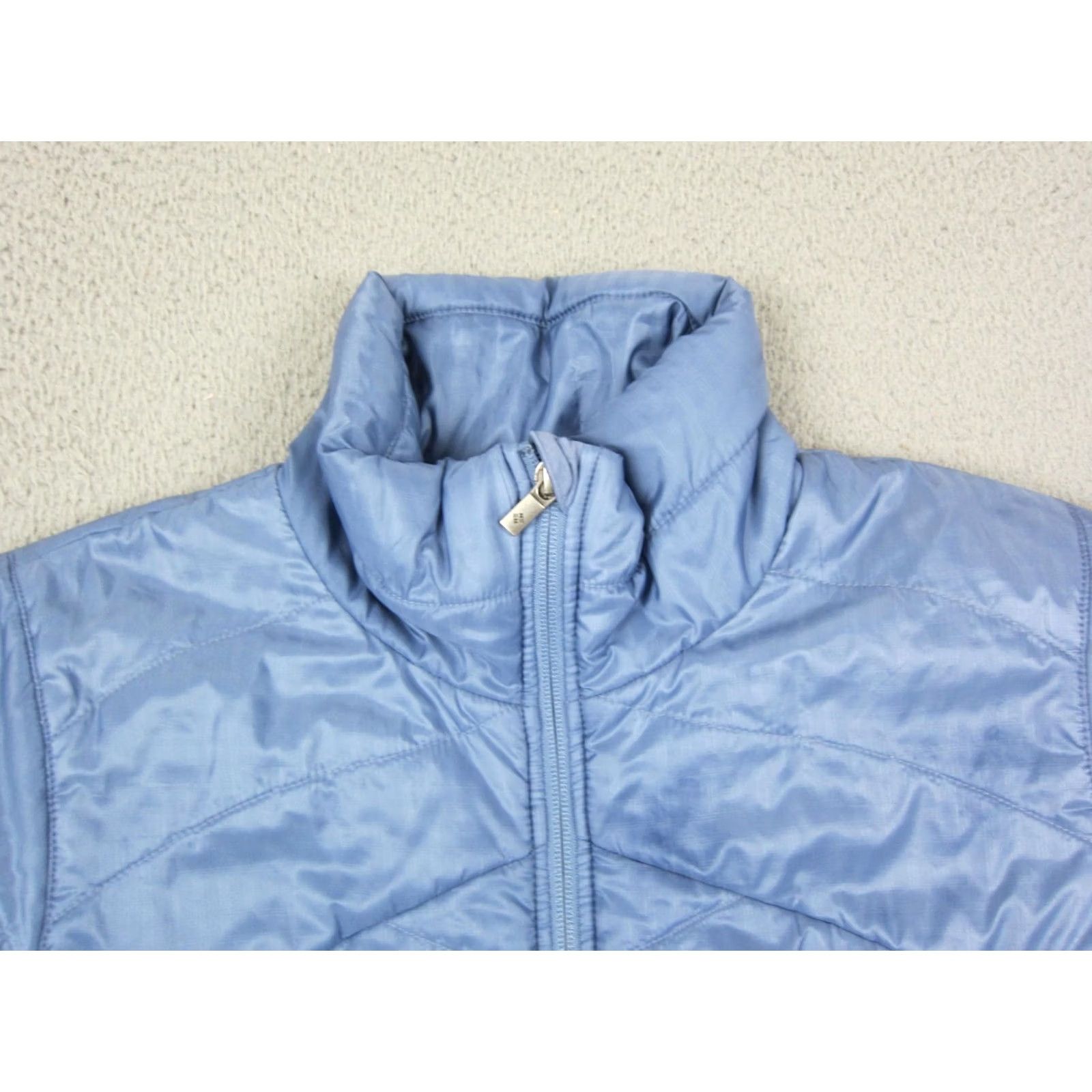 Vintage Columbia Jacket Womens Medium Blue Puffer Might Lite III Omni-Heat Full Zip Size M / US 6-8 / IT 42-44 - 2 Thumbnail