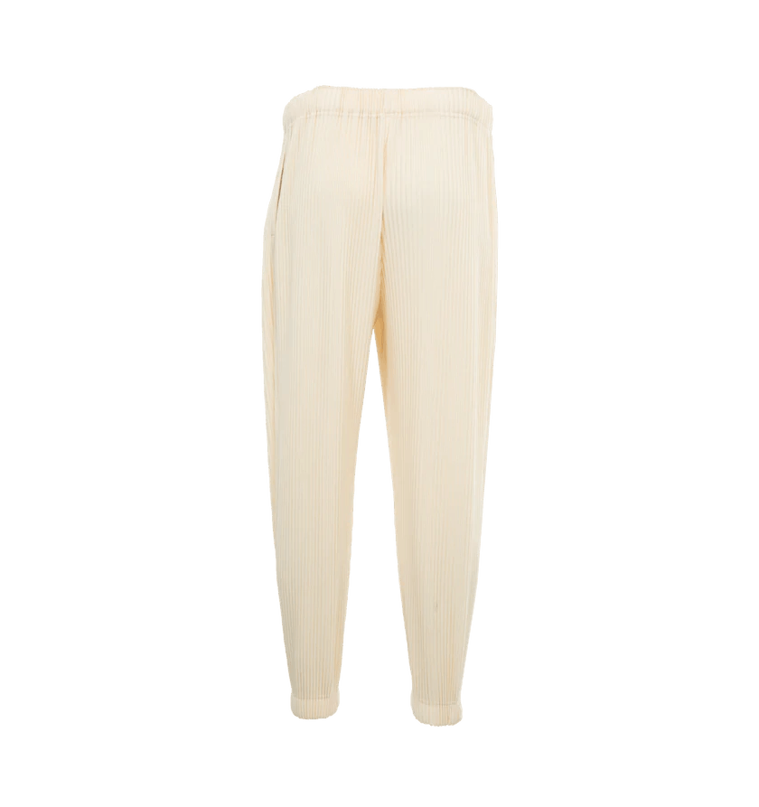 Issey Miyake o1h1sh11224 Pants in Vanilla White Size US 28 / EU 44 - 2 Thumbnail