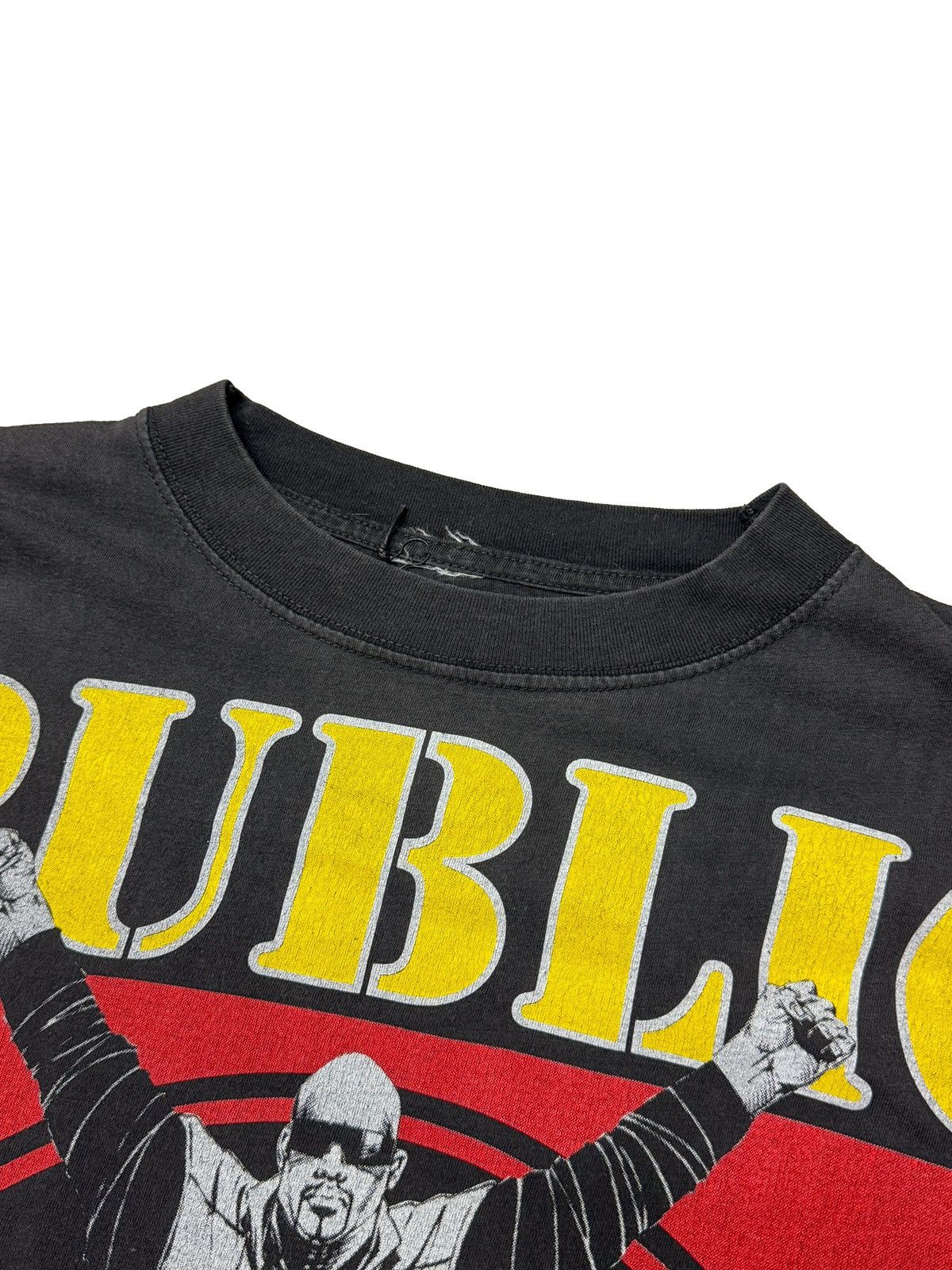 Designer × Rap Tees × Vintage 90s Public Enemy “Sick-n-Hour” Rap T 