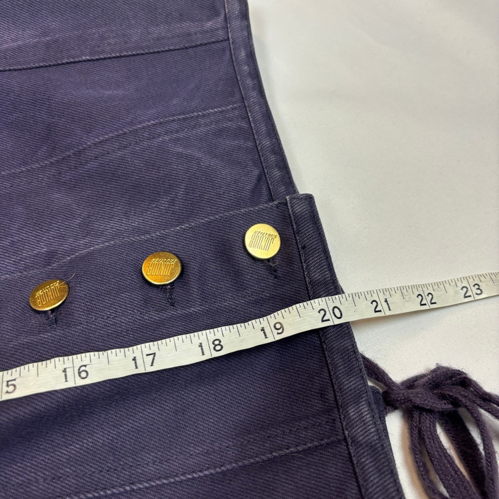 Jean Paul Gaultier Vintage Junior Jean Paul Gaultier Denim Vest Skirt Set Size 28" / US 6 / IT 42 - 11 Thumbnail