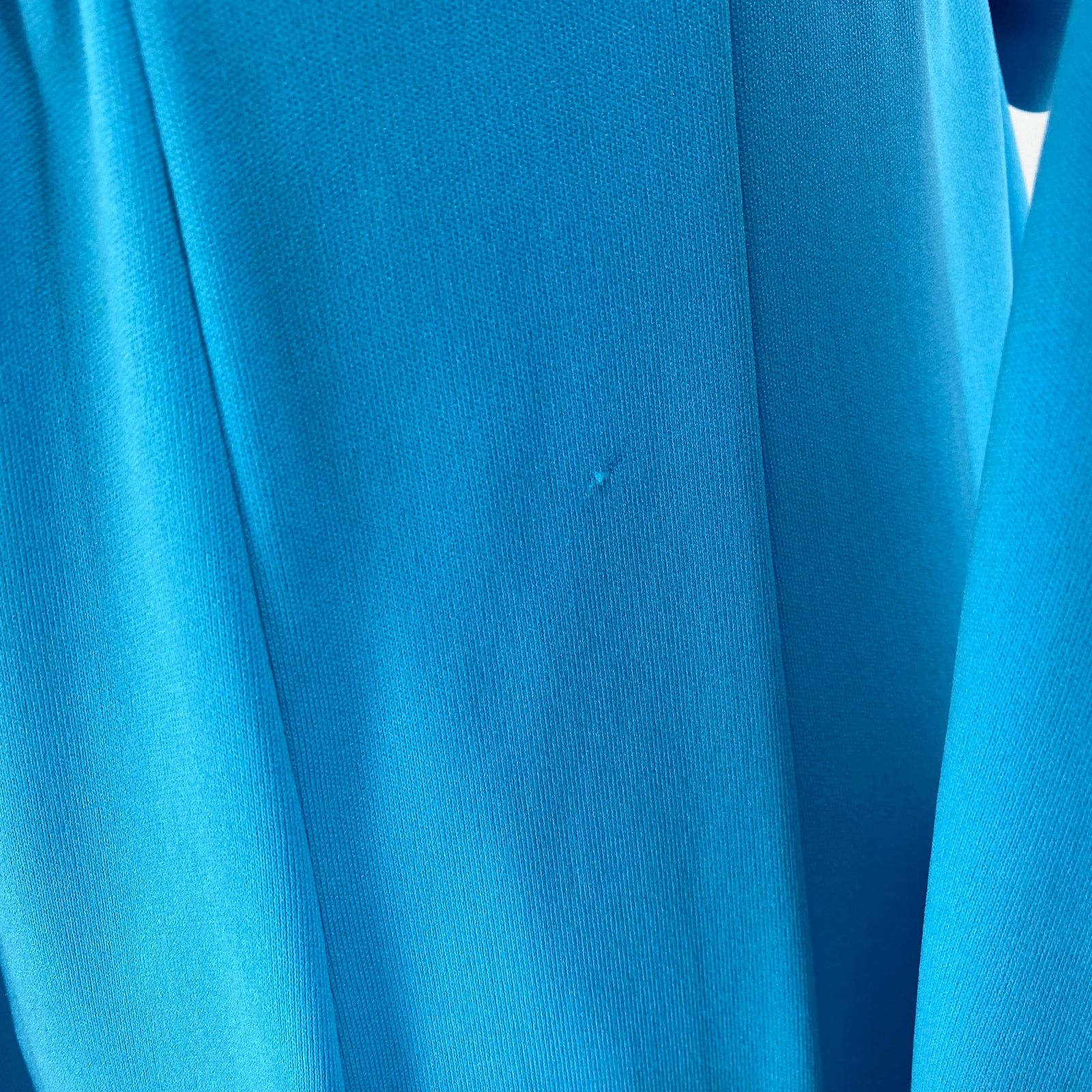 Vintage Vintage 70s Maxi Shirt Dress Long Bishop Sleeve Belted Blue Size XS / US 0-2 / IT 36-38 - 8 Thumbnail