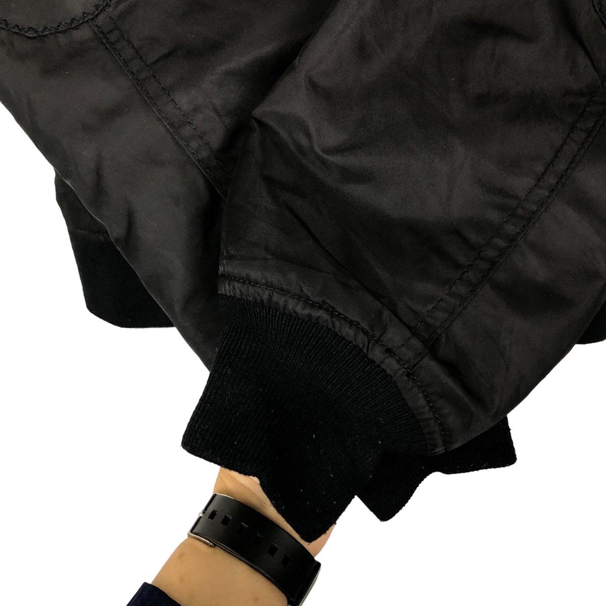 Japanese Brand 🔥90s VINTAGE SOFT LEATHER BOMBER JACKET NOTRON RACING STYLE Size US M / EU 48-50 / 2 - 11 Thumbnail
