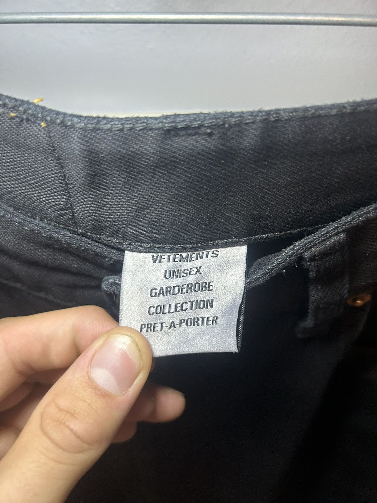 Vetements Vetements baggy black denim jeans Size US 34 / EU 50 - 3 Thumbnail