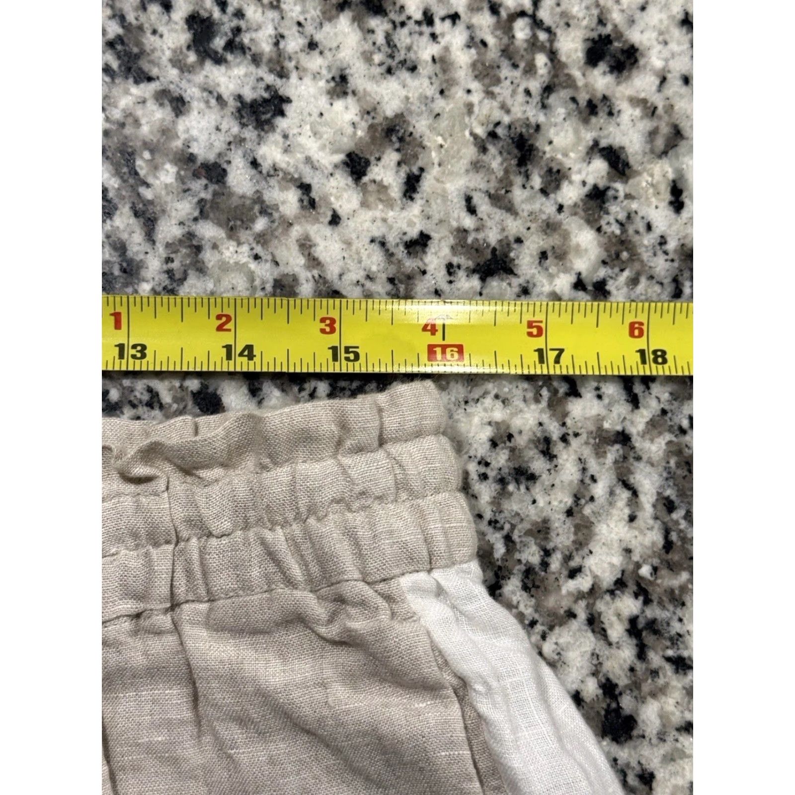 J.Crew J. Crew Pants Wide-Leg Cropped Linen Beige White Side Stripe L Womens casual Beach Bohemian Festival 90s Size 36" / US 14 / IT 50 - 4 Thumbnail