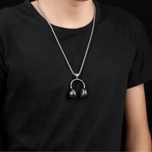 VIBE Dj Music Headphones Necklace Size ONE SIZE - 3 Thumbnail