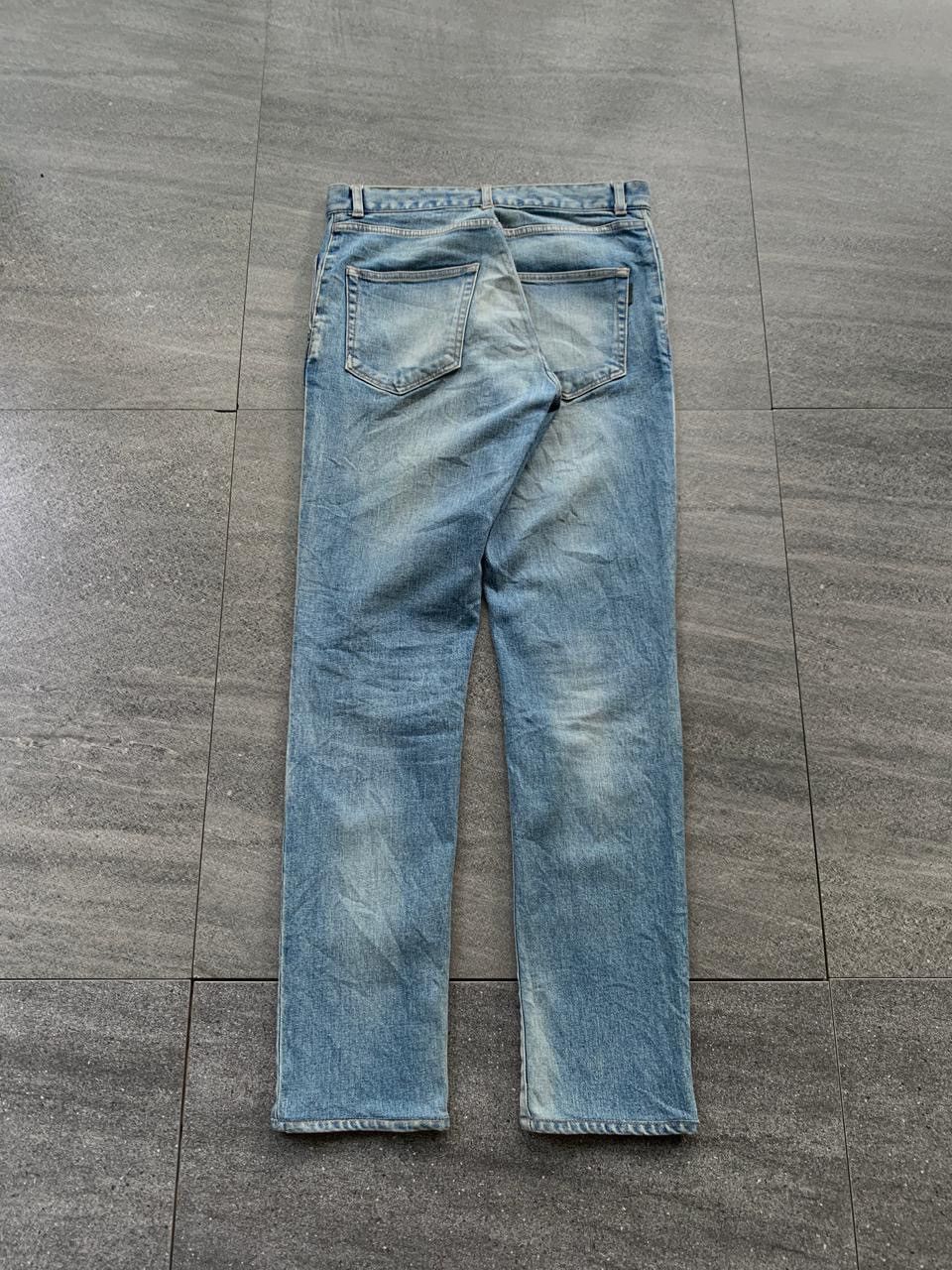 Saint Laurent Paris FREE TAX! D03 Light Wash Skinny Denim Jeans Size US 31 - 5 Thumbnail
