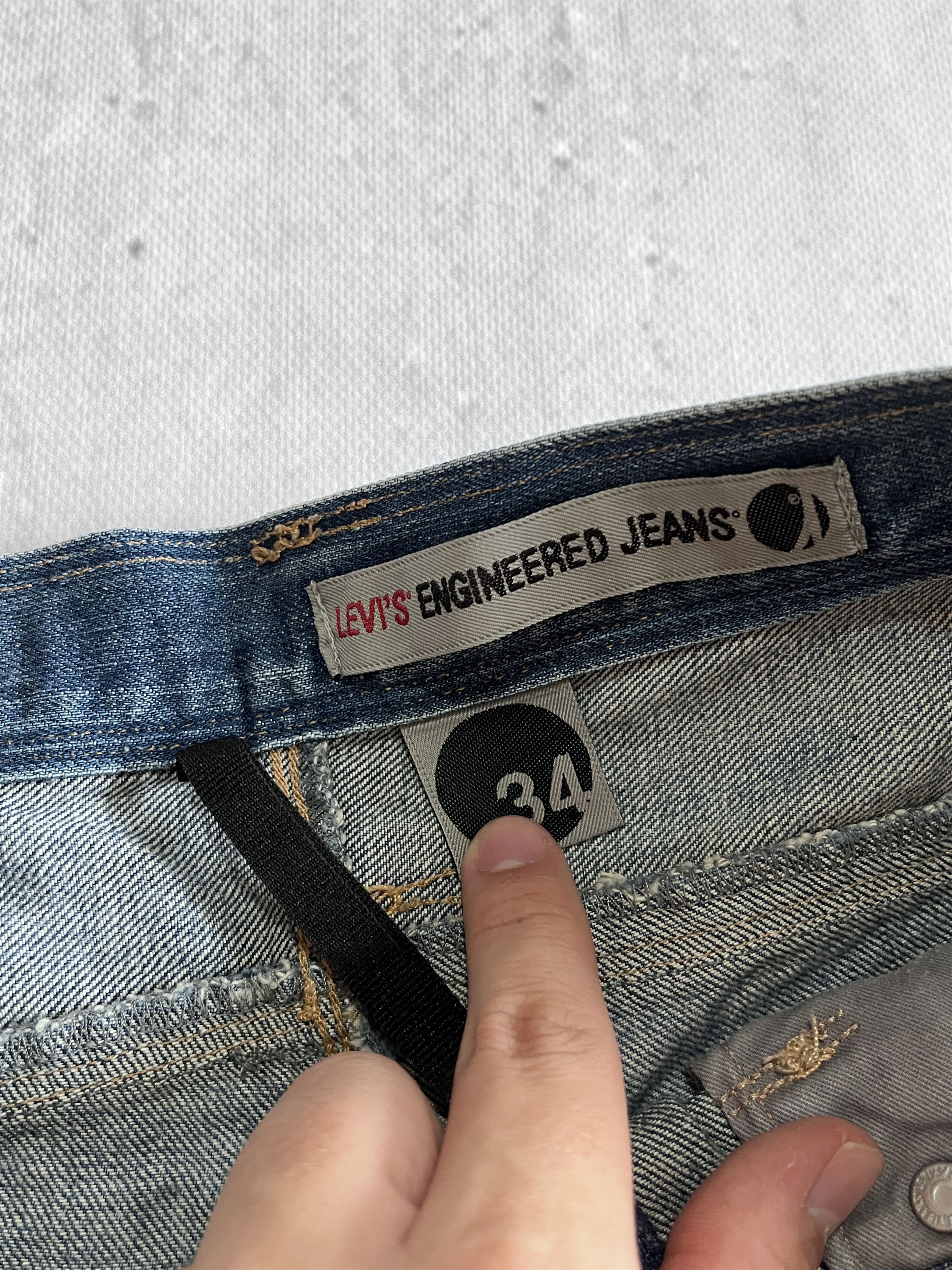 Levi's LEVI'S ENGINEERED JEANS 2008 TWISTED LEG VINTAGE Y2K DENIM Size US 34 / EU 50 - 10 Thumbnail
