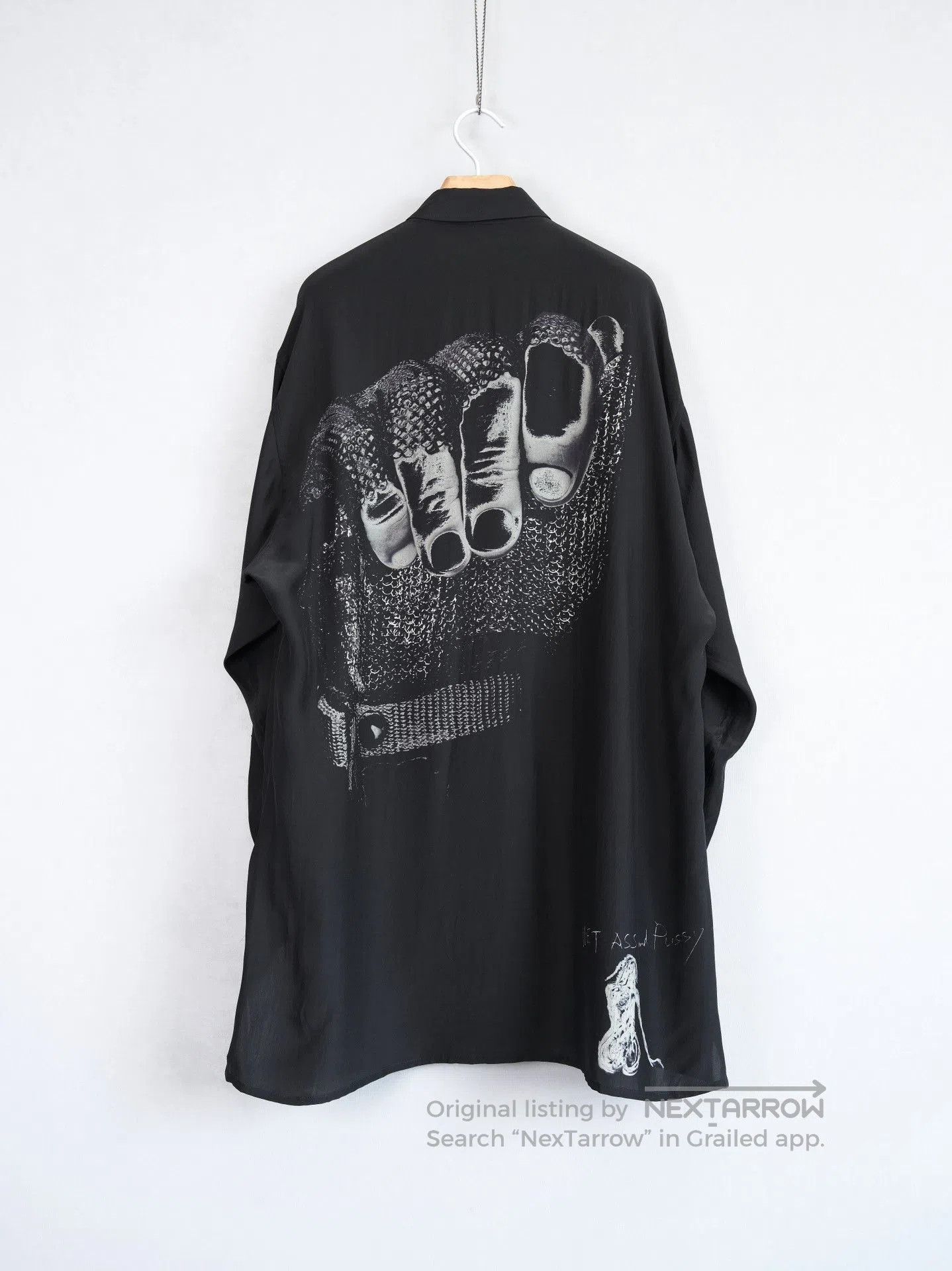 Yohji Yamamoto Yohji Yamamoto 21AW Chainmail Glove Silk Shirt. Size US M / EU 48-50 / 2 - 1 Thumbnail