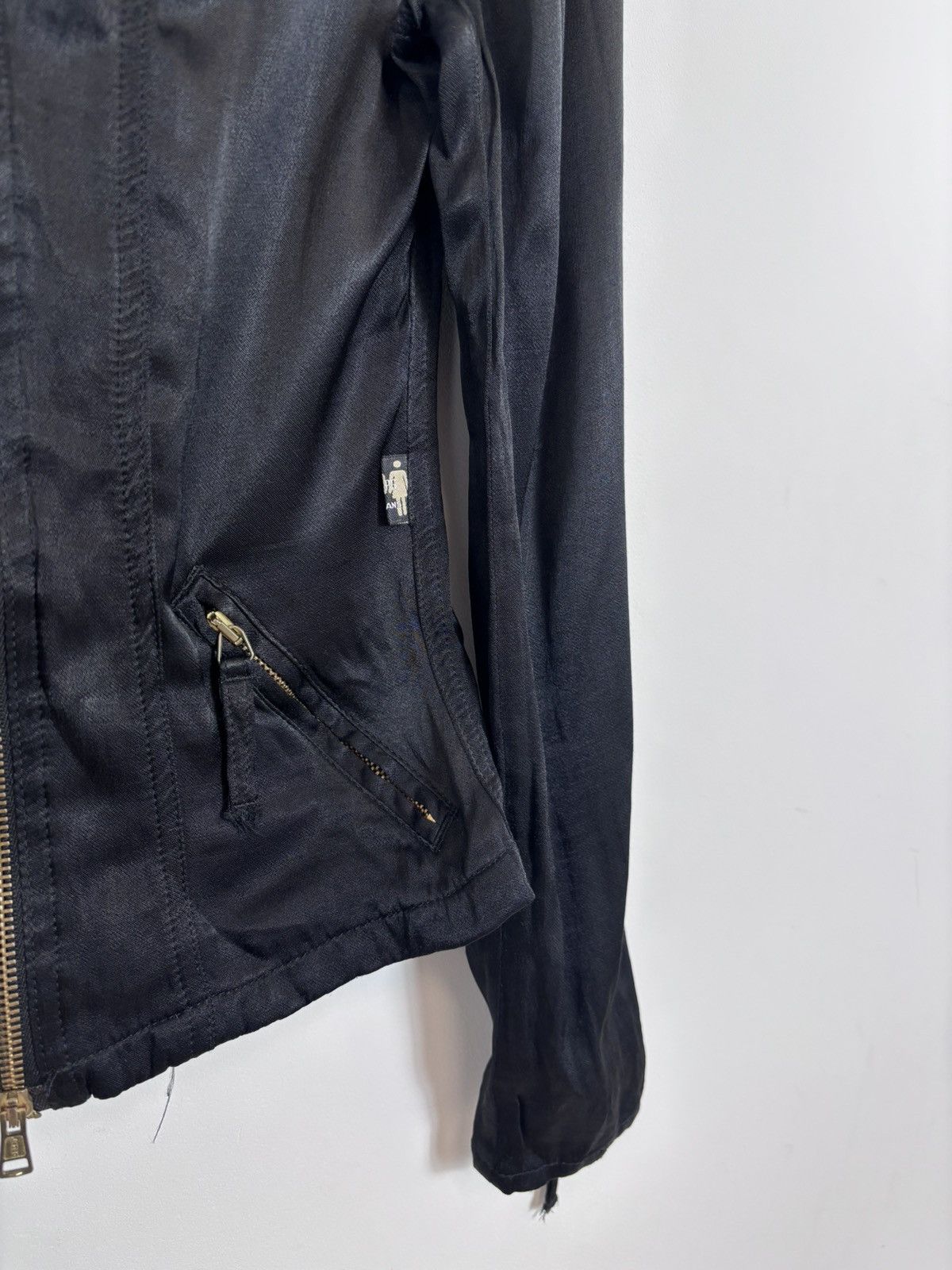 Jean Paul Gaultier Vintage Jean Paul Gaultier Women’s Black Biker Jacket Size S / US 4 / IT 40 - 9 Thumbnail