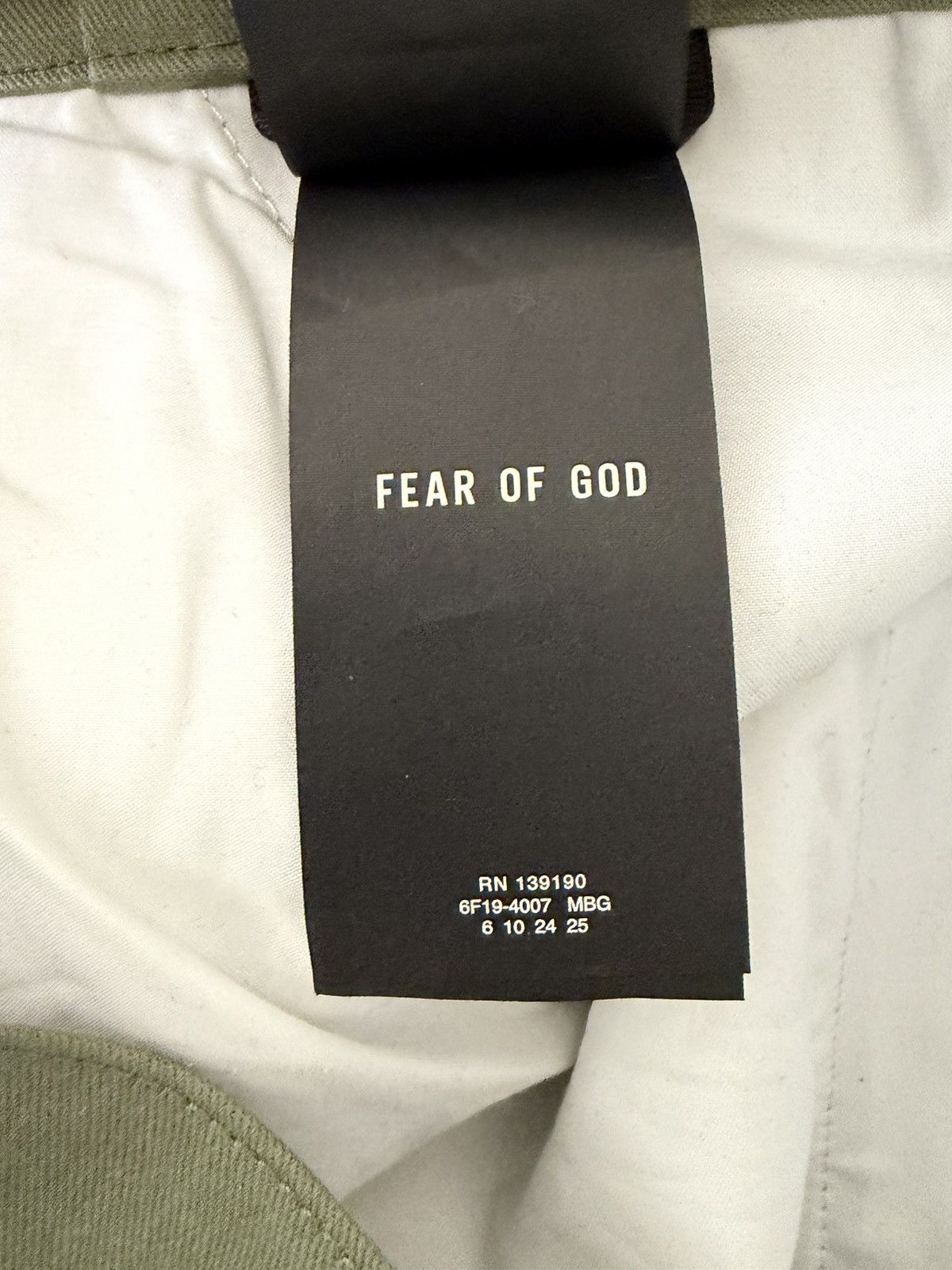 Fear of God FEAR OF GOD SIXTH COLLECTION CARGO PANTS MEDIUM Size US 36 / EU 52 - 12 Thumbnail