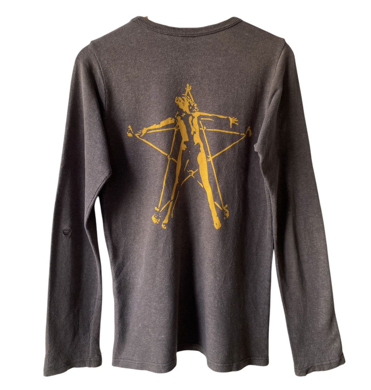 Hysteric Glamour × Japanese Brand Hysteric Glamour Electric Grey Faded Long Sleeve Shirt Size US S / EU 44-46 / 1 - 4 Thumbnail