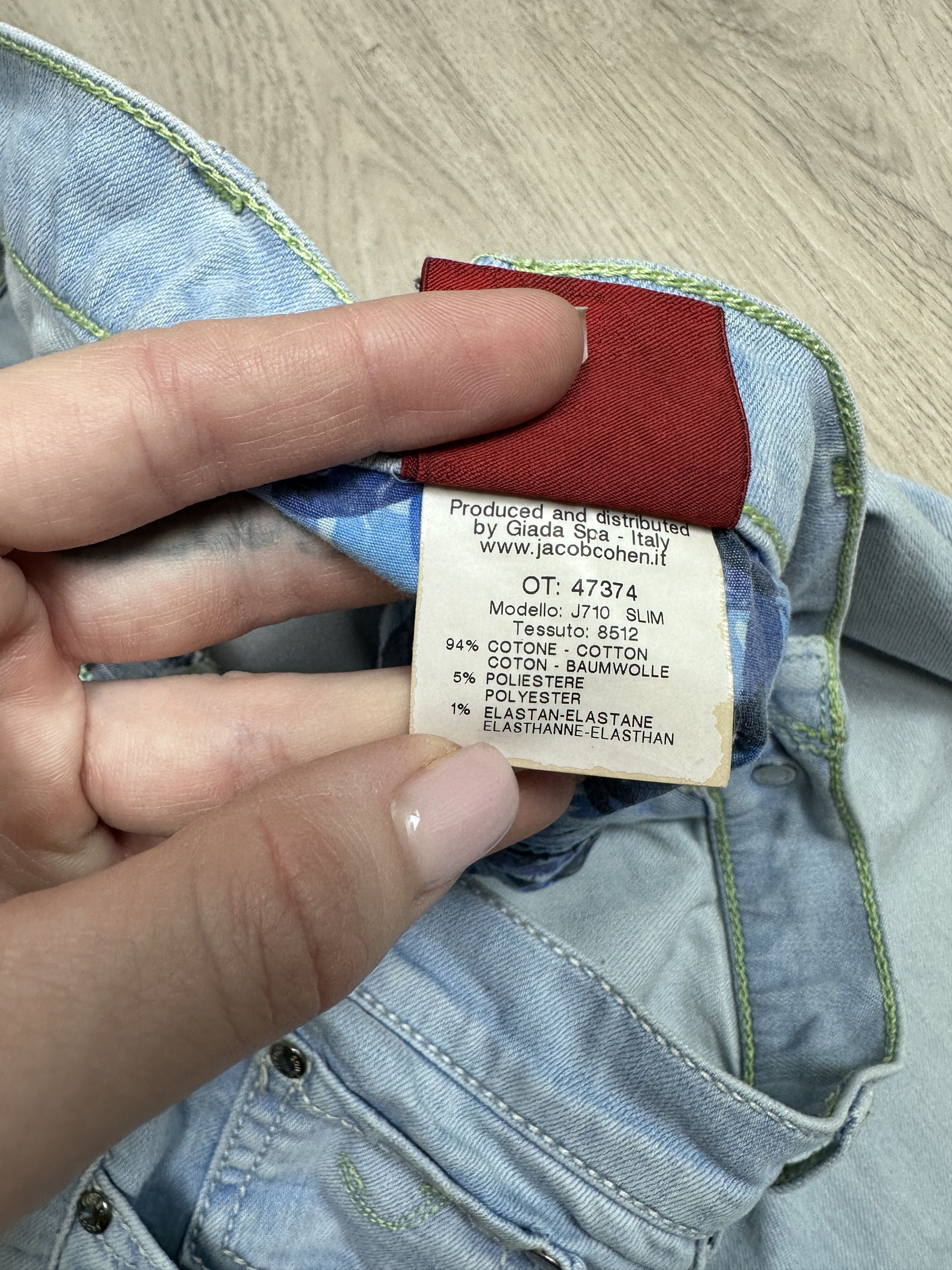 Jacob Cohen × Vintage Jacob Cohen Vintage Womens Denim Pants Jeans Size 34" / US 12 / IT 48 - 5 Thumbnail