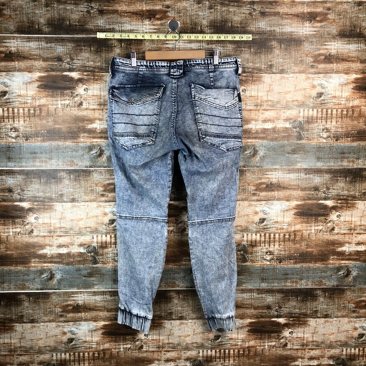 Japanese Brand Field Core Blue Denim utility tactical jogger Pants #A2173 Size US 32 / EU 48 - 17 Thumbnail