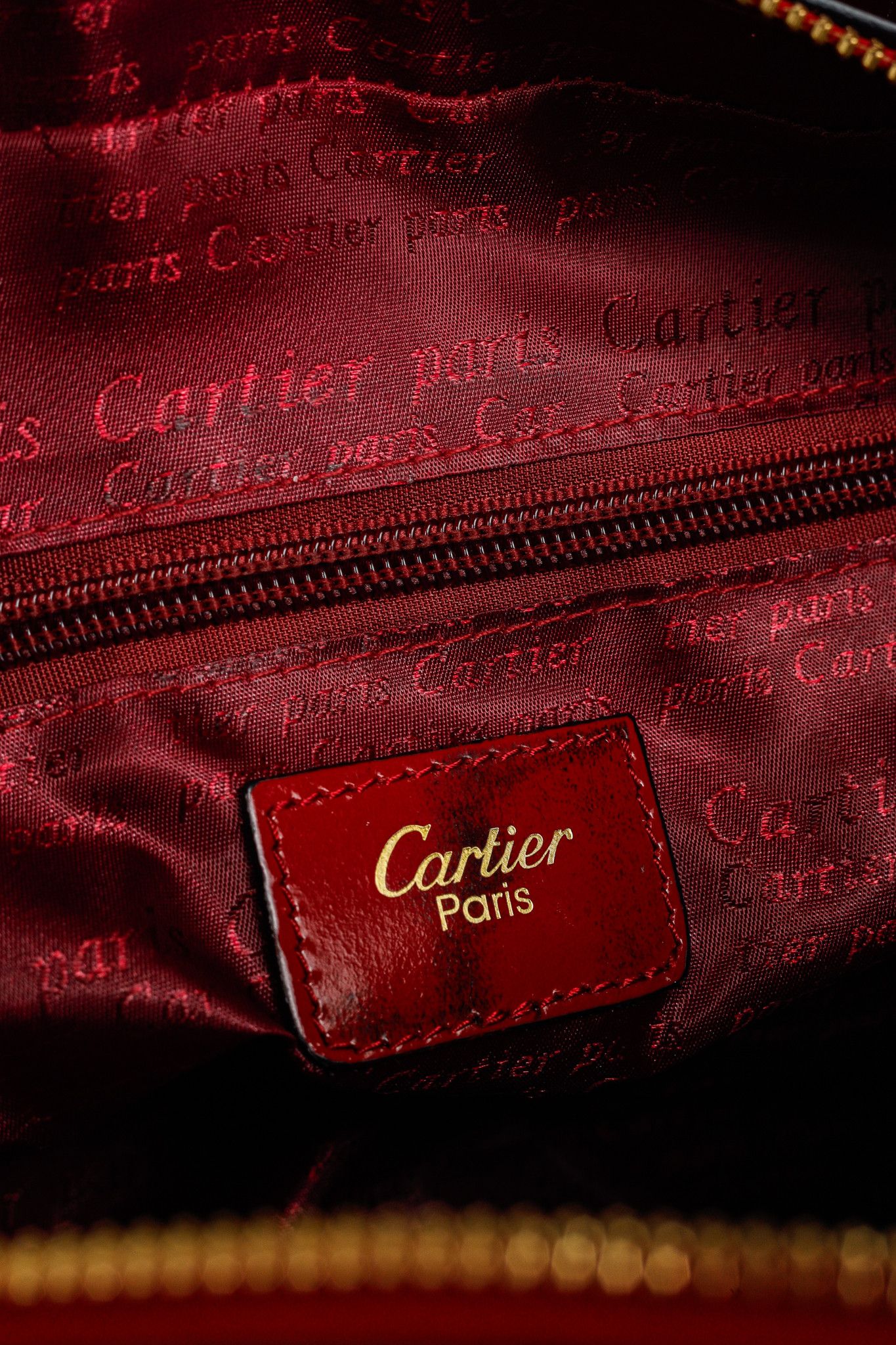 Cartier Cartier Marcello Red Happy Birthday Leather Shoulder Bag Size ONE SIZE - 13 Thumbnail