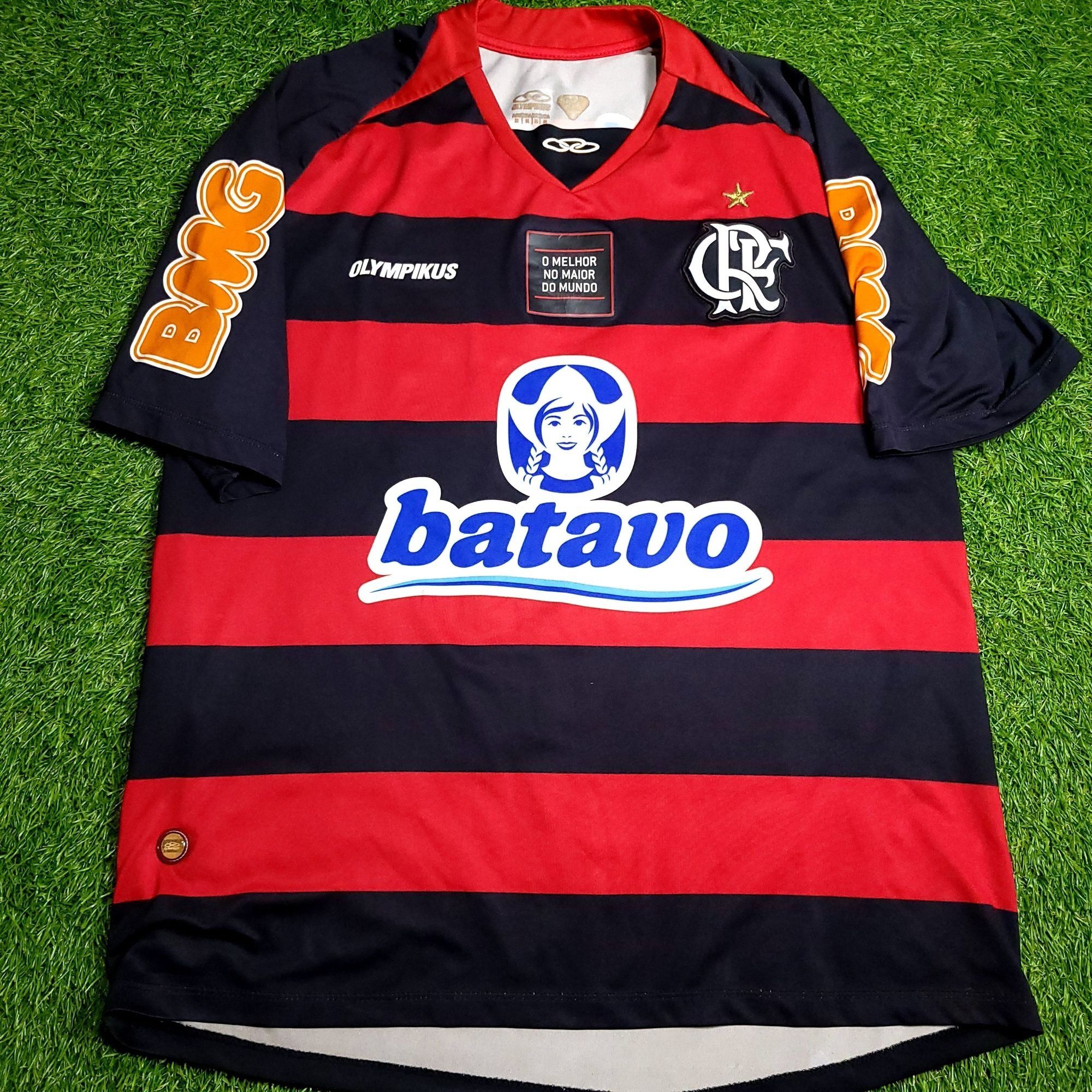 Other Ronaldinho Flamengo 2011 2012 Olympikus Soccer Jersey M Size US M / EU 48-50 / 2 - 2 Thumbnail