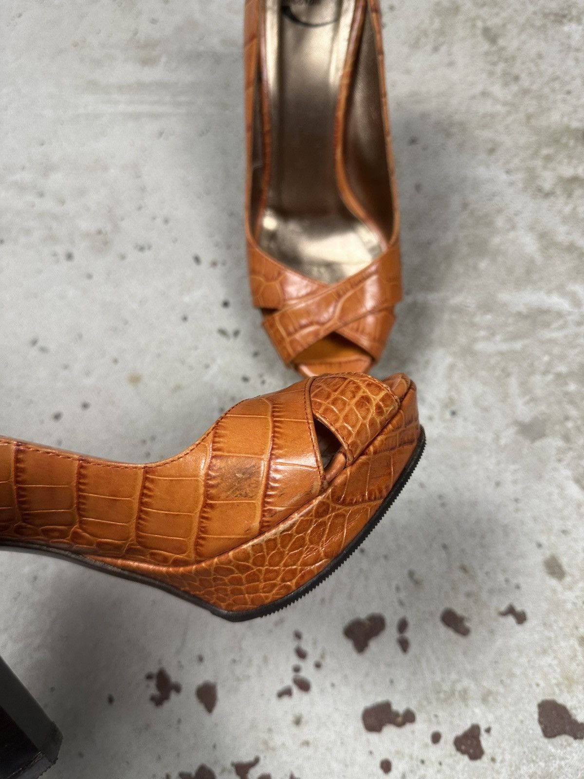 Just Cavalli 2000s Just Cavalli Genuine Leather Heels Animal Boots Size US 6 / IT 36 - 7 Thumbnail