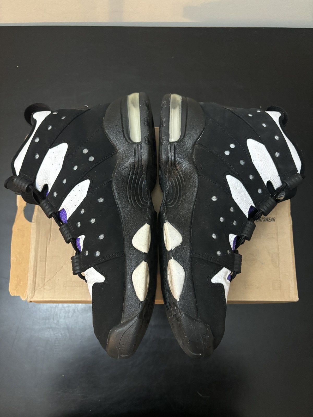 Nike Nike Air Max 2 CB ‘94 Black White Purple 2009 Size US 9.5 / EU 42-43 - 3 Thumbnail