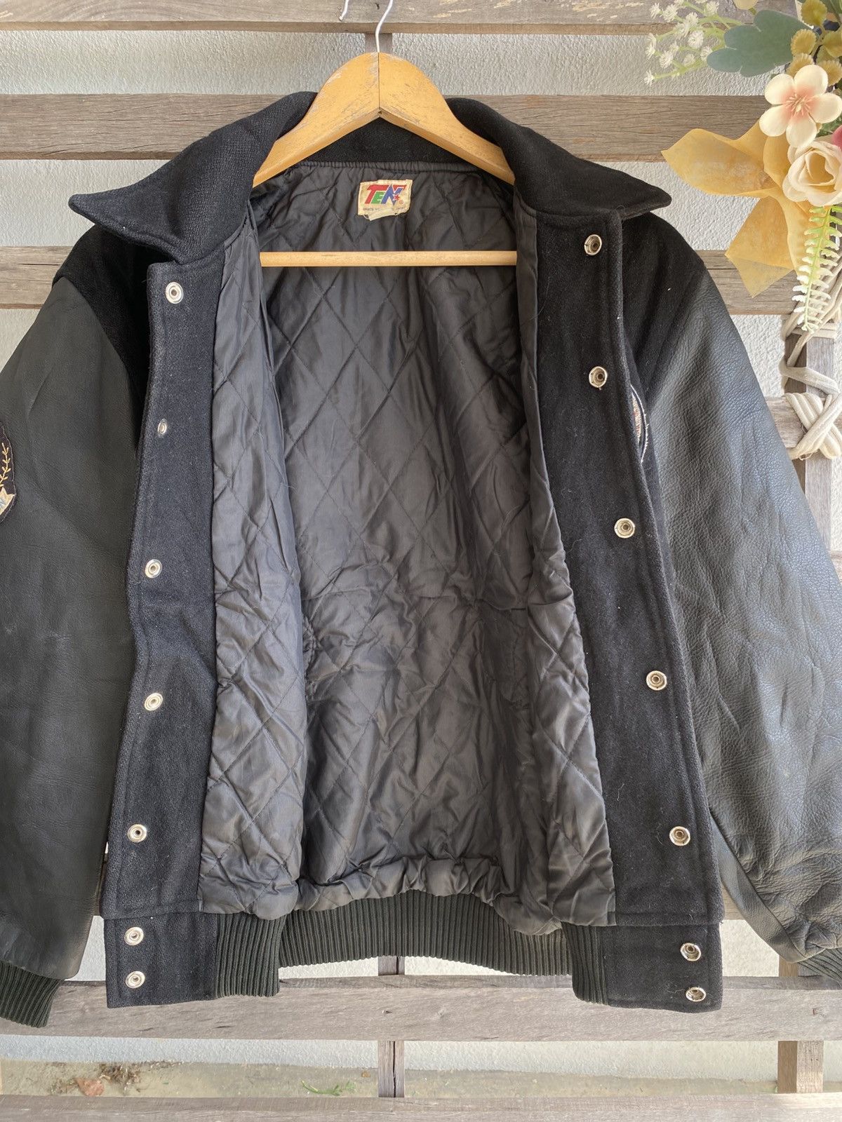 Japanese Brand Vintage Varsity Leather Jacket Size US M / EU 48-50 / 2 - 15 Thumbnail