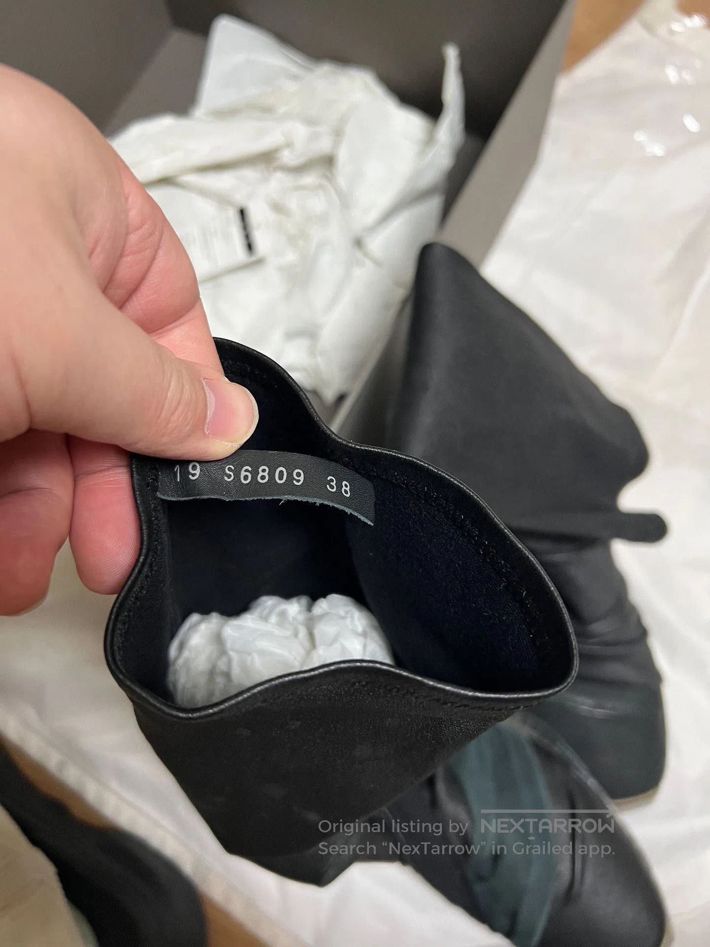 Rick Owens Rick Owens Asymmetric Leather Over. Size US 7 / IT 37 - 6 Thumbnail