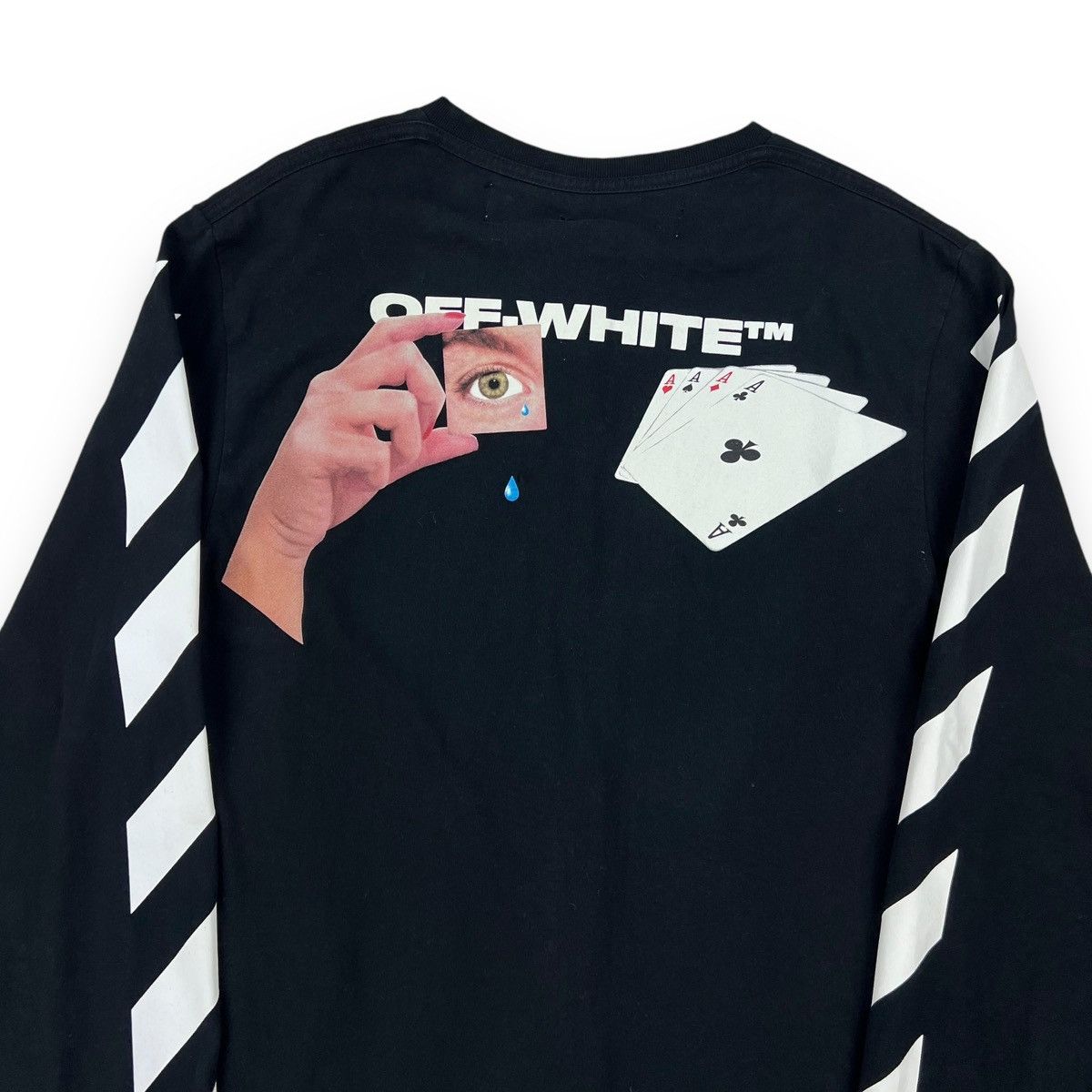 Off White Off White Hand Card Long Sleeve T Shirt Grailed