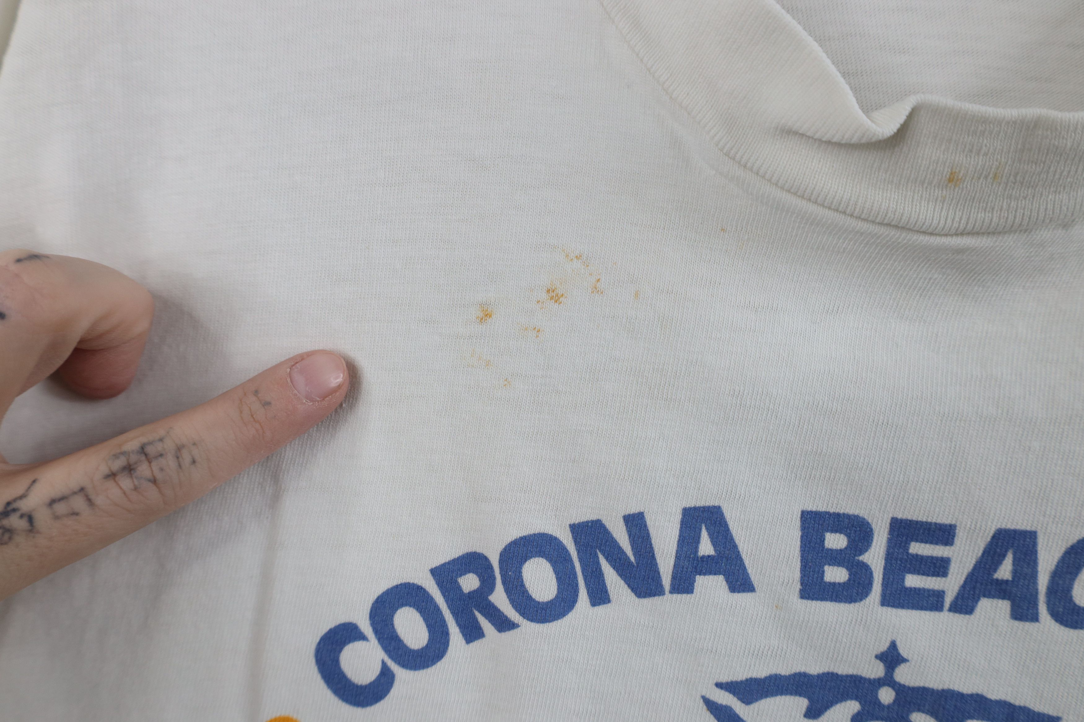 Vintage Vintage 80s Corona Extra Beer Beach Cult T-Shirt White USA Size US XL / EU 56 / 4 - 9 Thumbnail