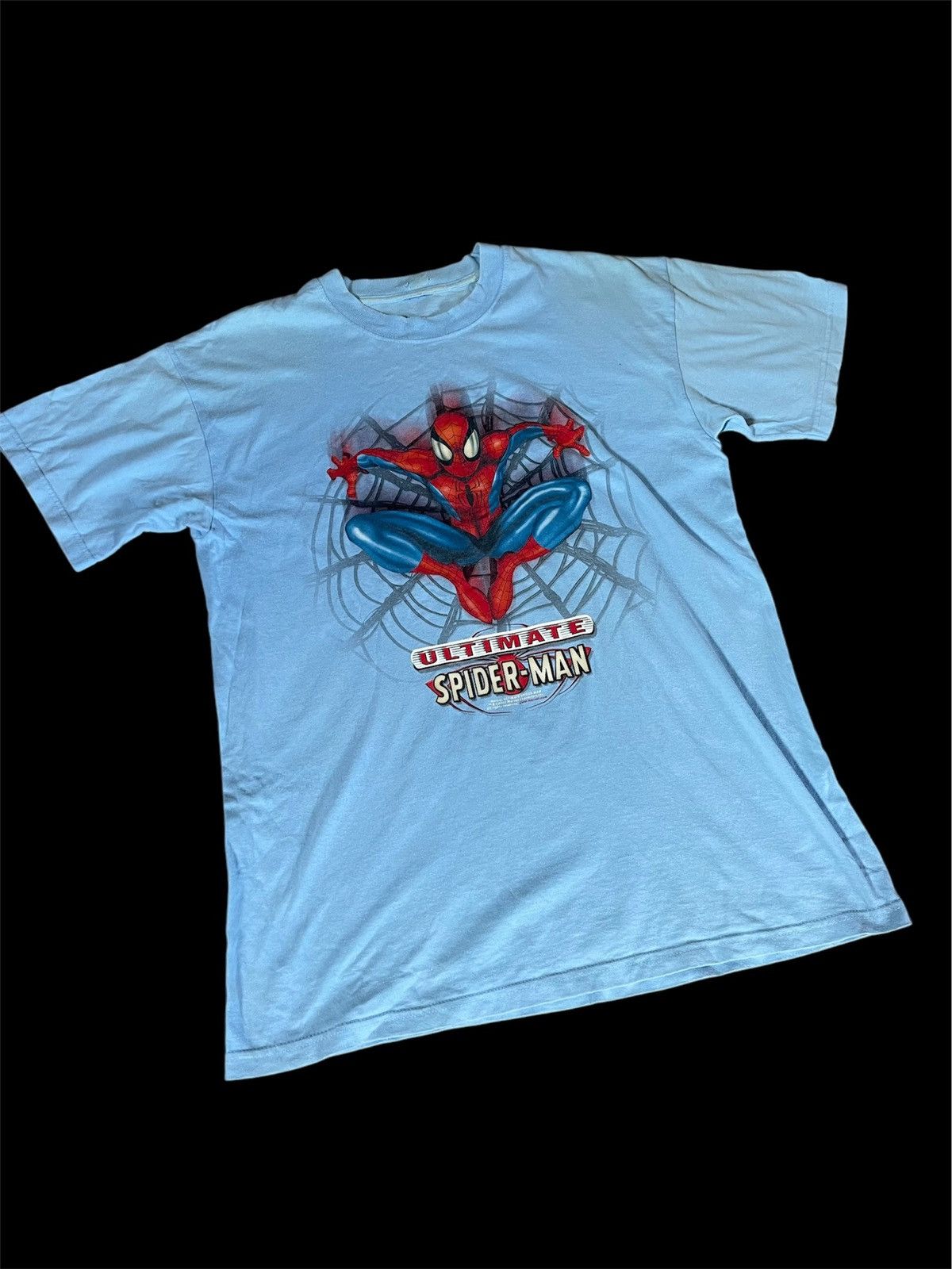 Marvel Comics × Vintage 2002 Ultimate Spider Man vintage t-shirt tee blue marvel Size US L / EU 52-54 / 3 - 3 Thumbnail