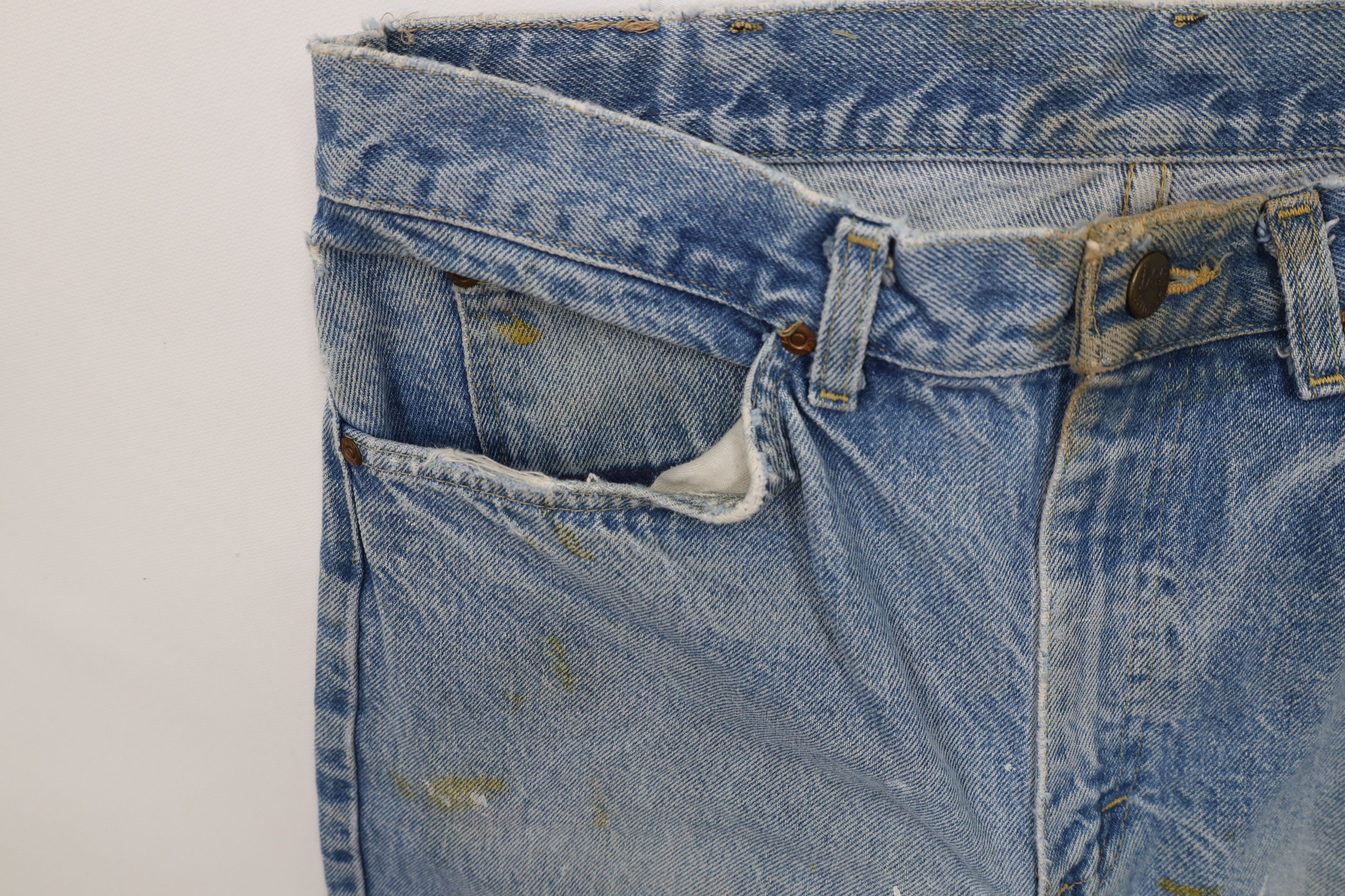 Lee Vintage 90s Lee Straight Leg Denim Jeans Blue Cotton USA Size US 36 / EU 52 - 8 Thumbnail