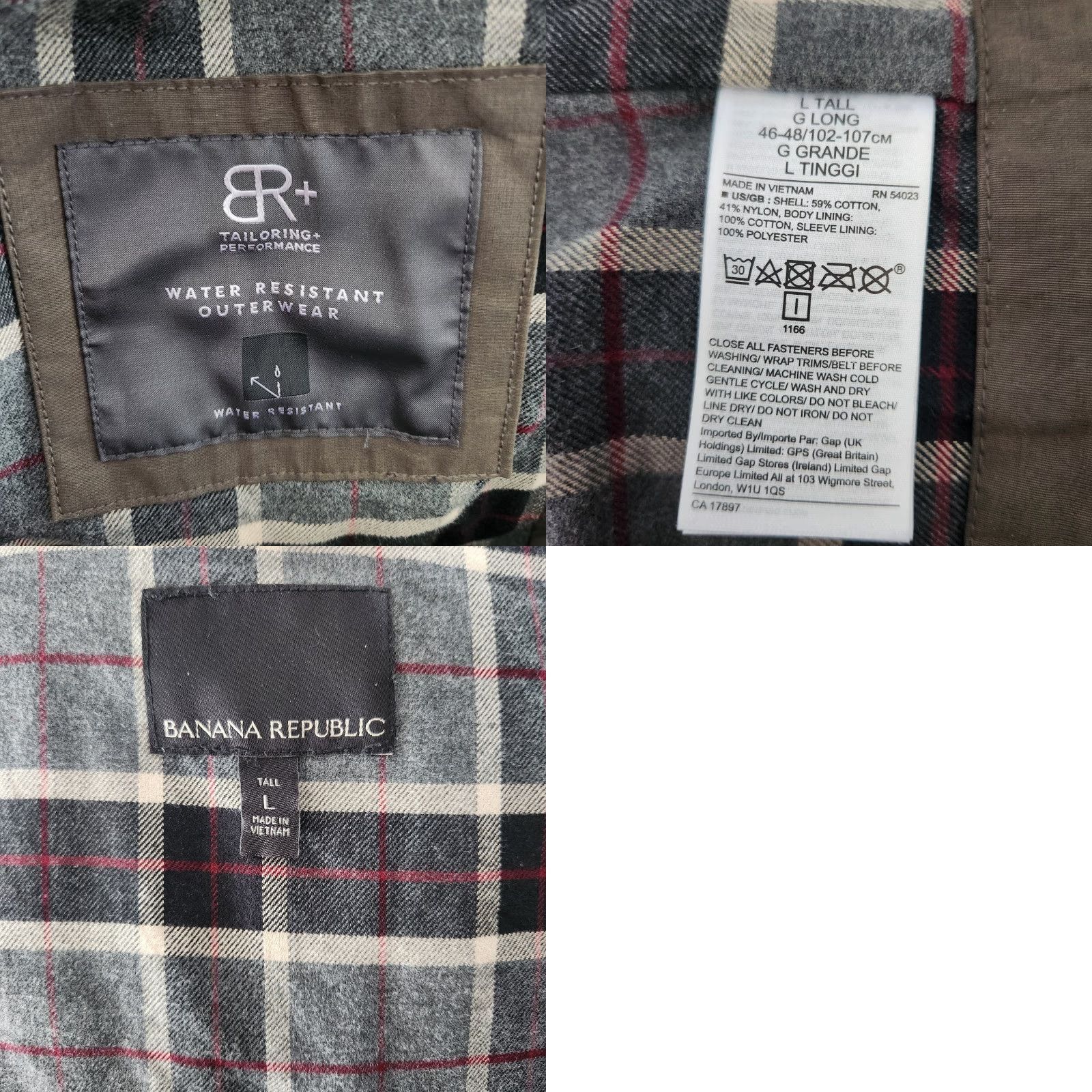 Banana Republic Banana Republic Field Jacket Mens L Water Resistant Canvas Corduroy Barn Chore Green Military Jacket Mens L Size US L / EU 52-54 / 3 - 10 Thumbnail