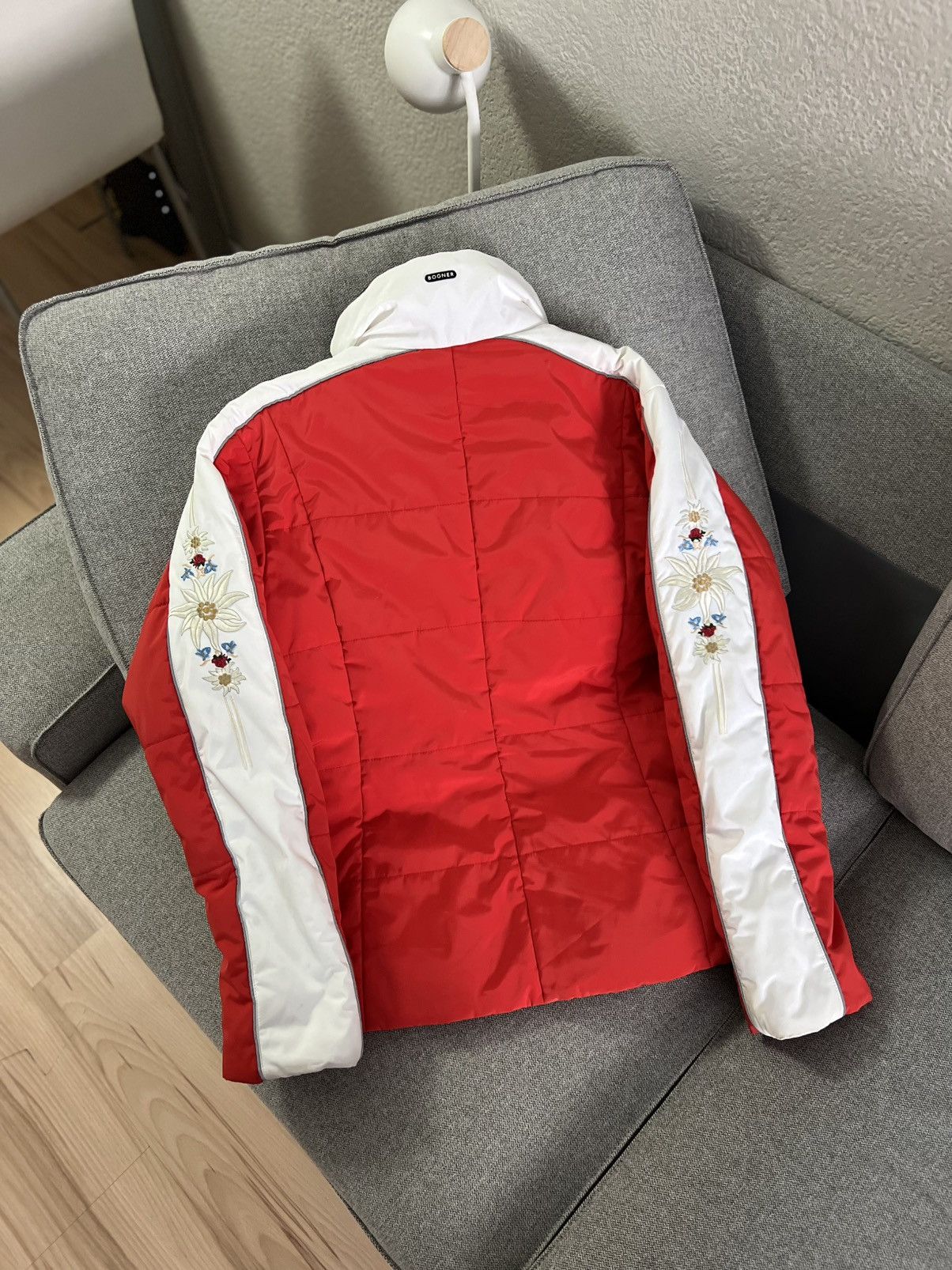 Bogner Vintage Bogner Women's Premium Ski Jacket Red White Size S / US 4 / IT 40 - 14 Thumbnail